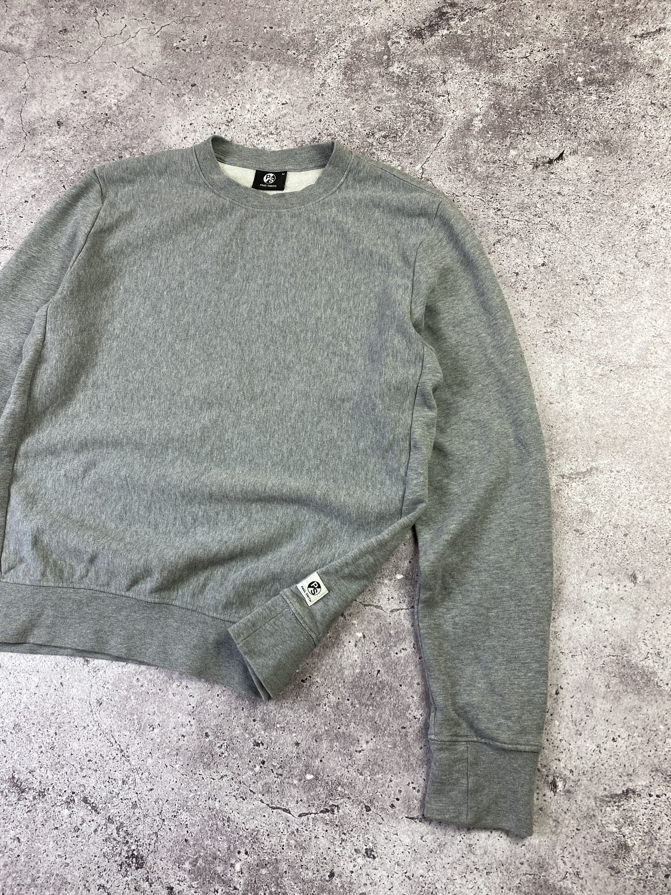 Paul Smith × Vintage Paul Smith PS Logo Sweatshirt Jumper Gray Size M Size US M / EU 48-50 / 2 - 1 Thumbnail