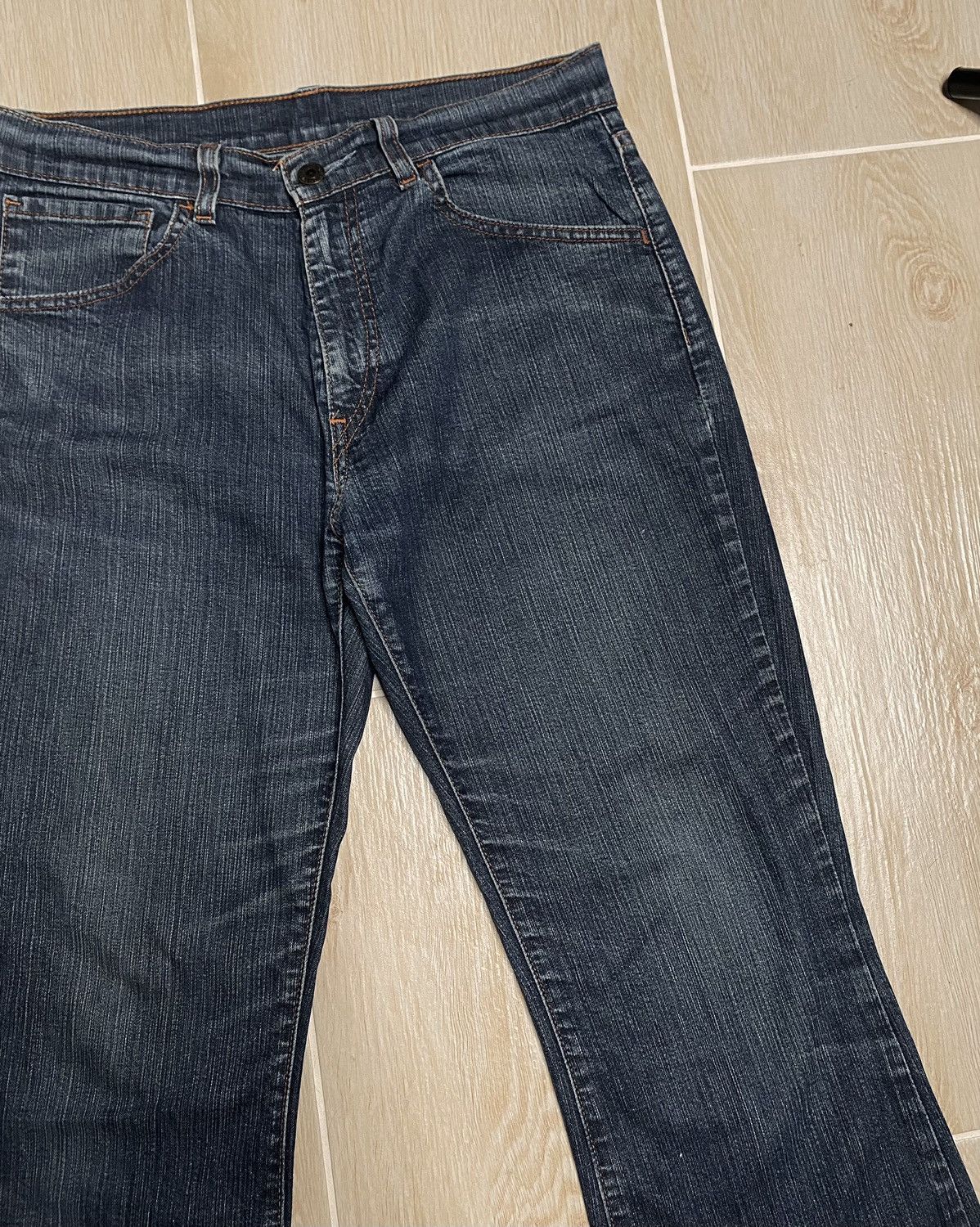 Levi's Vintage Dark Levi’s Strauss Flared Jeans Trousers Size 30" / US 8 / IT 44 - 2 Thumbnail
