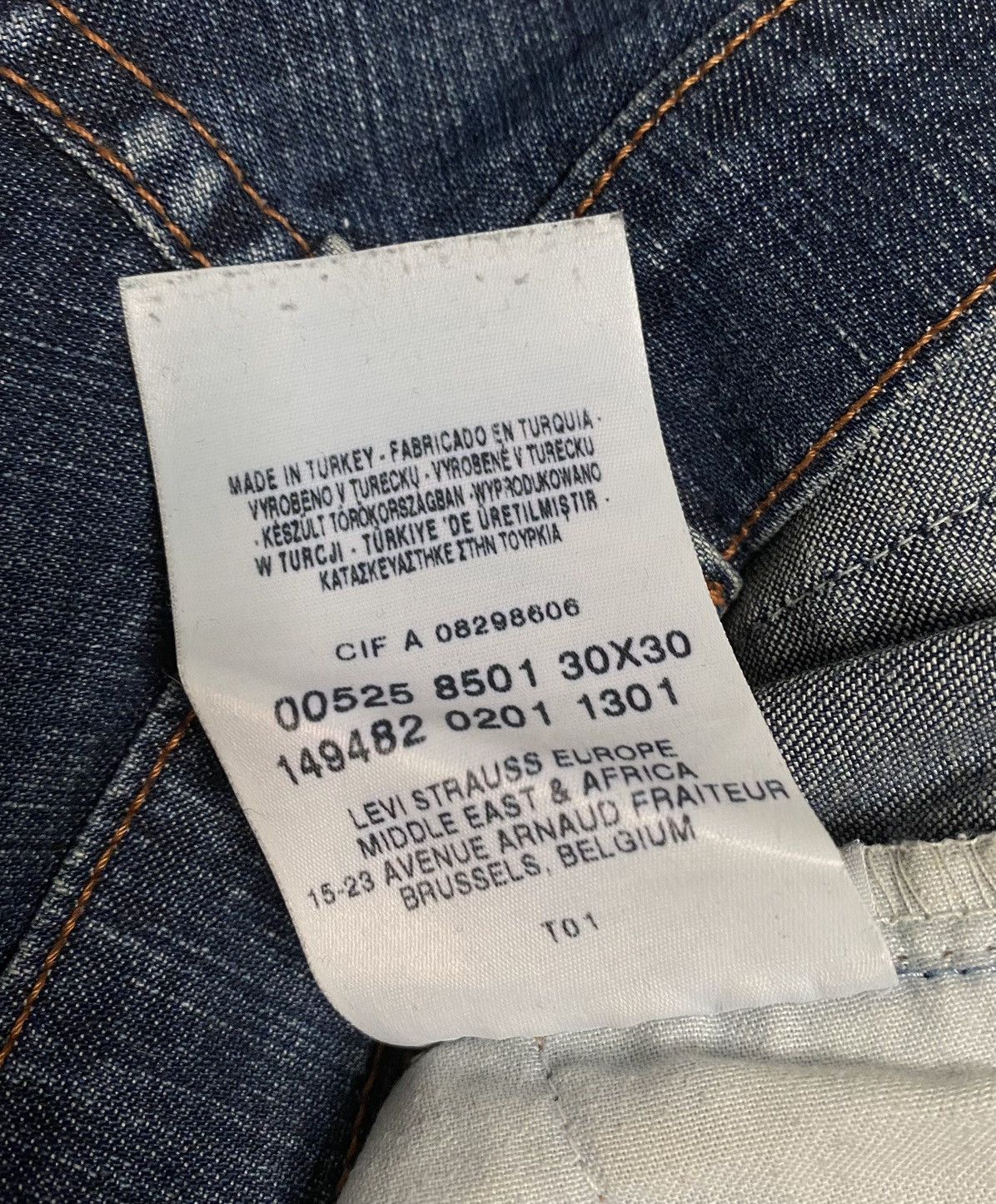 Levi's Vintage Dark Levi’s Strauss Flared Jeans Trousers Size 30" / US 8 / IT 44 - 5 Thumbnail