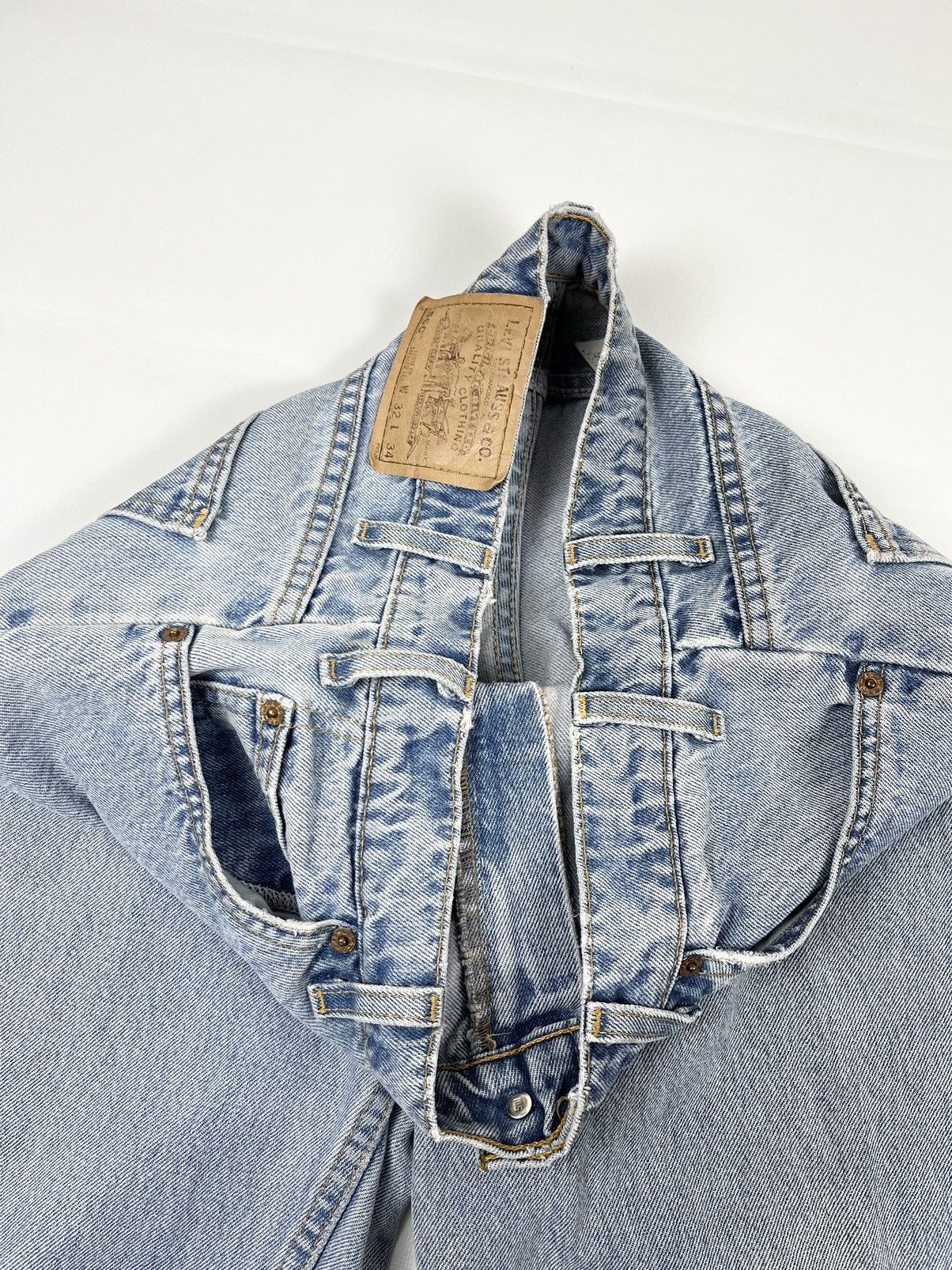 Levi's Levi’s Vintage Orange Tab Blue Washed Denim Pants Size US 32 / EU 48 - 8 Thumbnail