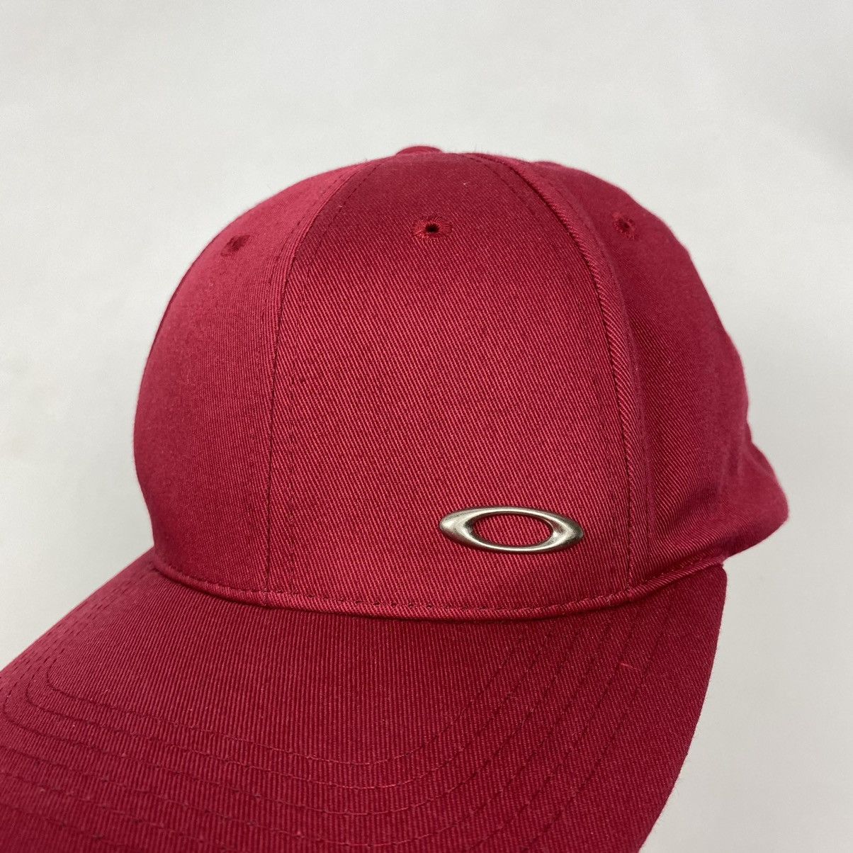 Oakley 2000’s Vintage Oakley Metallic Logo Snapback Cap Size ONE SIZE - 6 Thumbnail