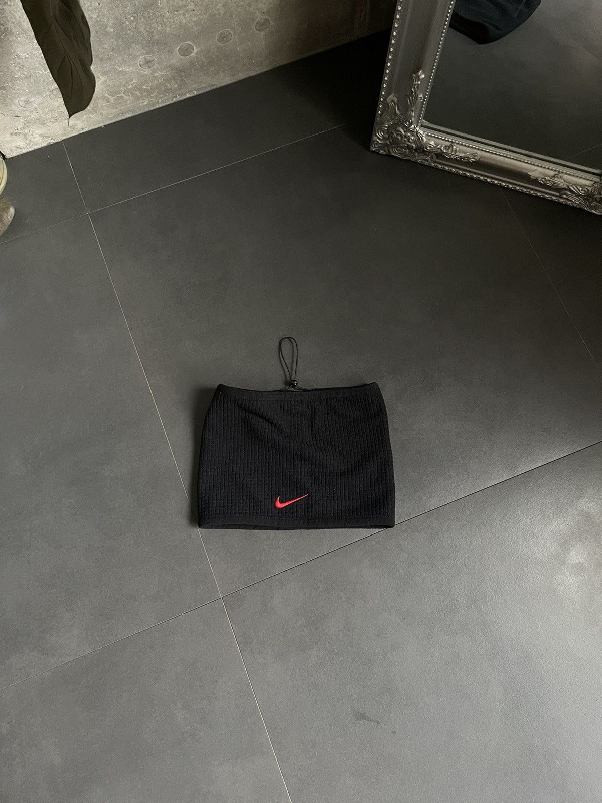 Nike Vintage 2 in 1 Nike Buff Scarf Hat Swoosh Fleece Size ONE SIZE - 1 Thumbnail