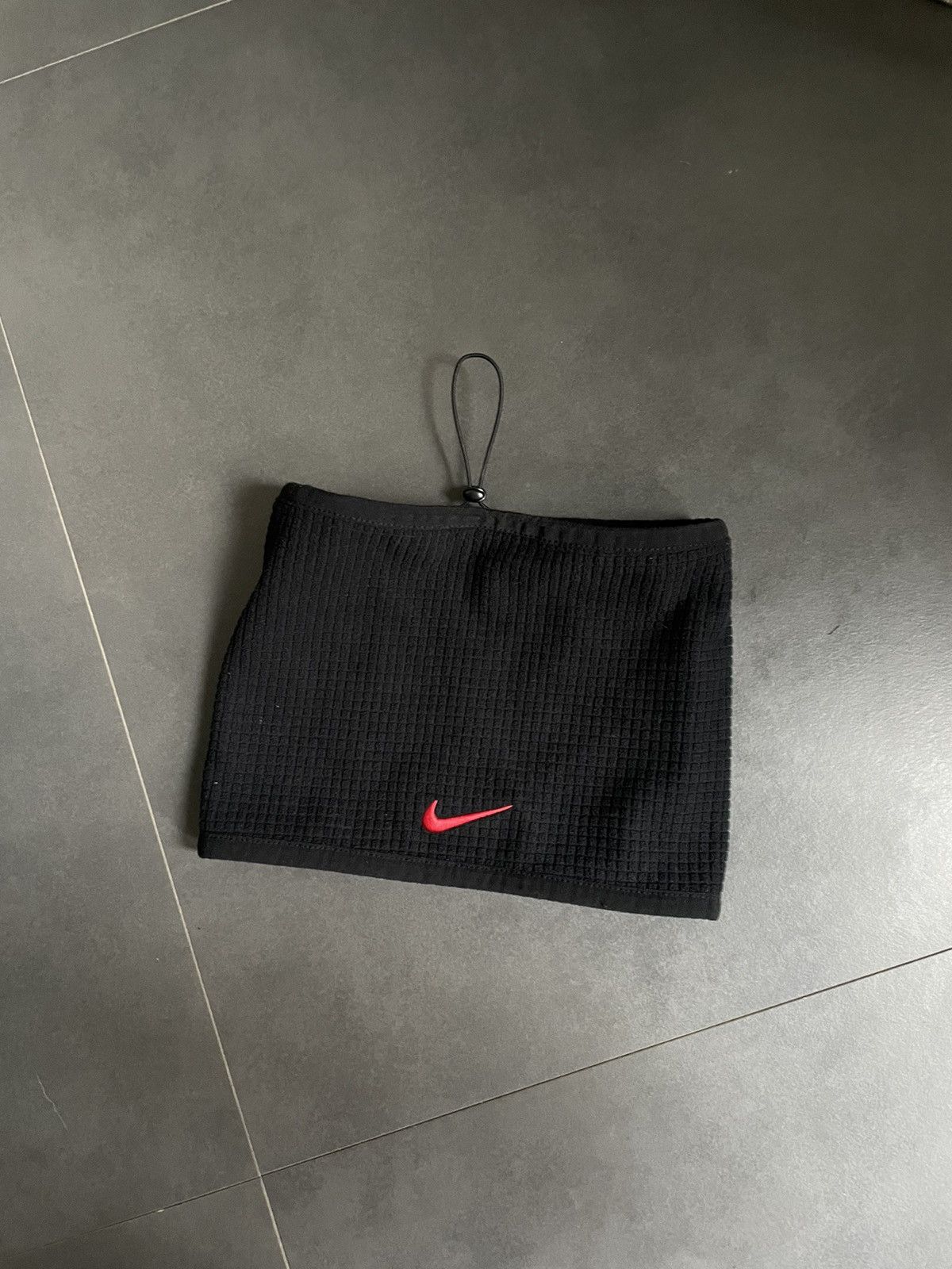 Nike Vintage 2 in 1 Nike Buff Scarf Hat Swoosh Fleece Size ONE SIZE - 3 Thumbnail
