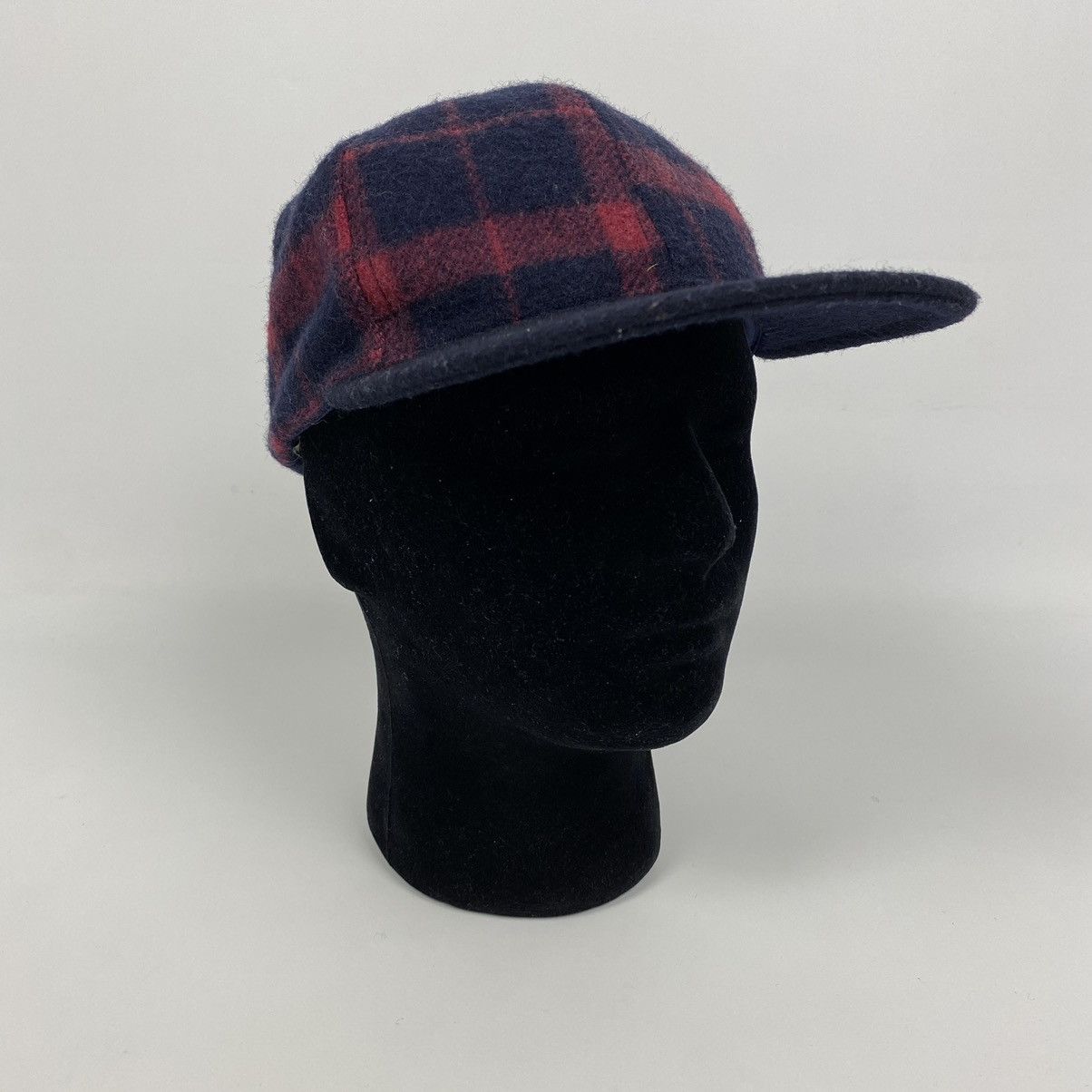 Vintage 1990’s Vintage Tartan Wool Snap Back Cap Size ONE SIZE - 1 Thumbnail