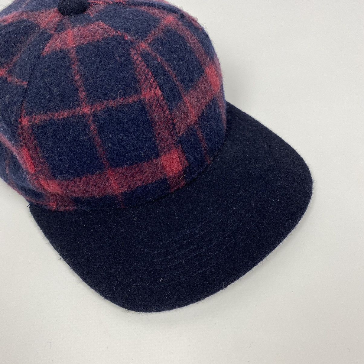 Vintage 1990’s Vintage Tartan Wool Snap Back Cap Size ONE SIZE - 5 Thumbnail