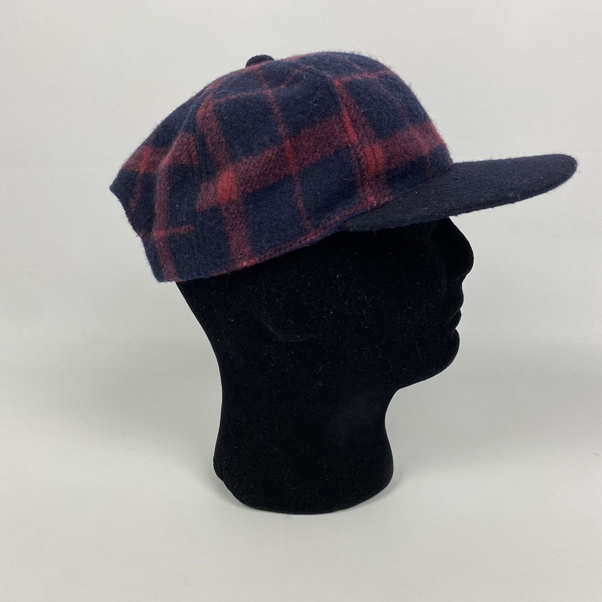 Vintage 1990’s Vintage Tartan Wool Snap Back Cap Size ONE SIZE - 2 Thumbnail