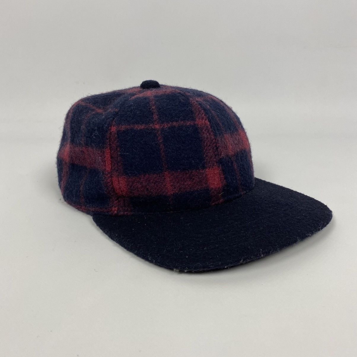 Vintage 1990’s Vintage Tartan Wool Snap Back Cap Size ONE SIZE - 4 Thumbnail