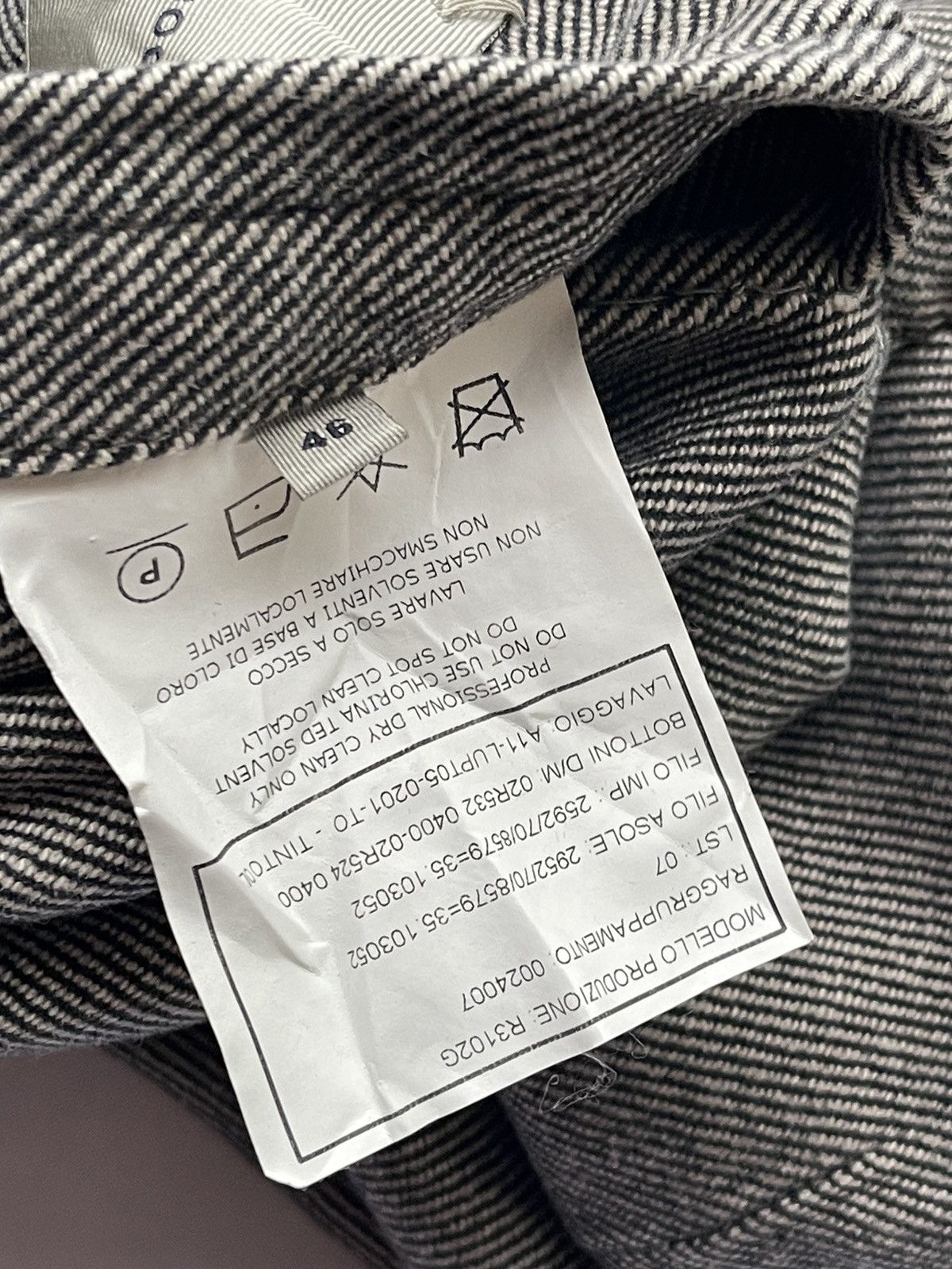 Boglioli Boglioli Stripe Cotton pattern Coat (size 46) Size US M / EU 48-50 / 2 - 14 Thumbnail