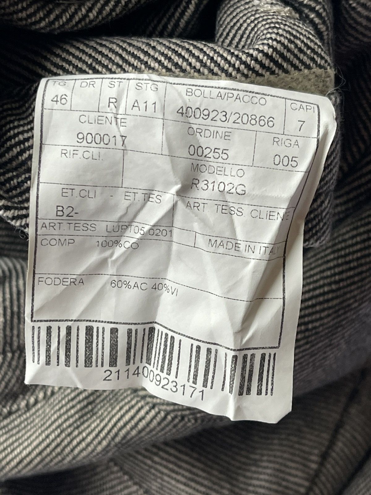 Boglioli Boglioli Stripe Cotton pattern Coat (size 46) Size US M / EU 48-50 / 2 - 16 Thumbnail
