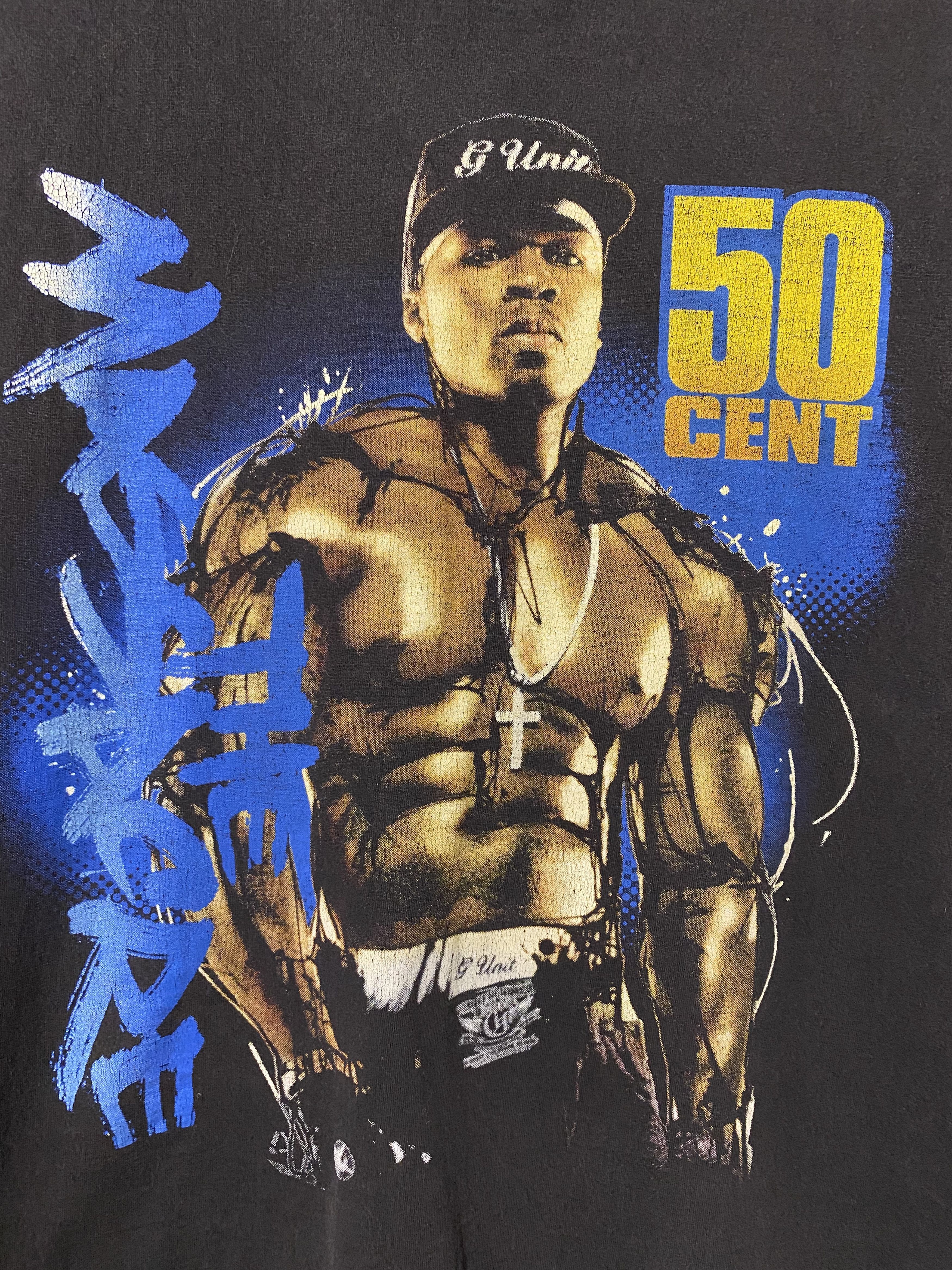 50 Cent × Rap Tees × Vintage Vintage 2005 50 Cent The Massacre t-shirt Size US M / EU 48-50 / 2 - 2 Thumbnail