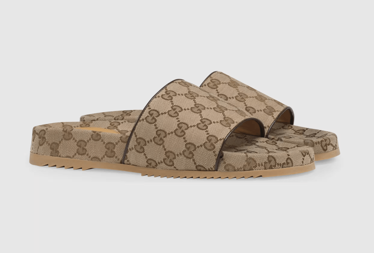 Gucci Gucci Mens GG Canvas Slide Sandal | Grailed display picture 2