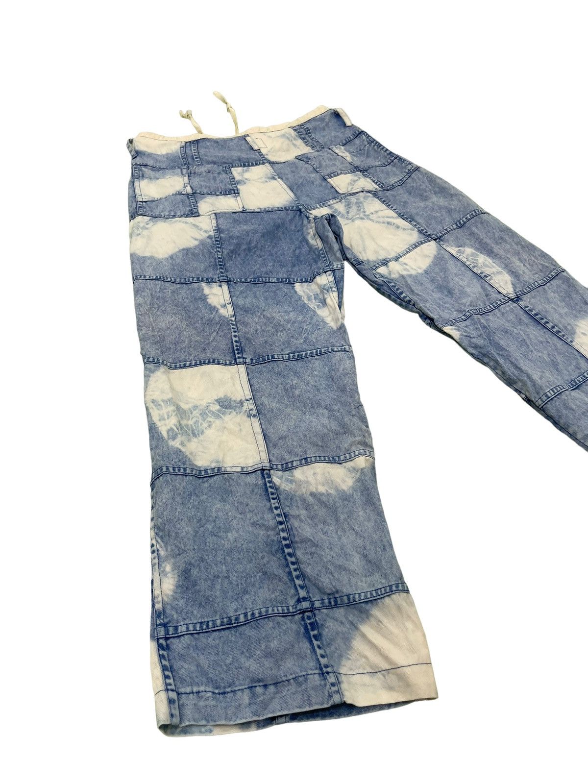 Japanese Brand Hagi Jeans Wide Baggy El Rodeo Tie Dye Handmade Thin 3🟦6 Size US 32 / EU 48 - 12 Thumbnail