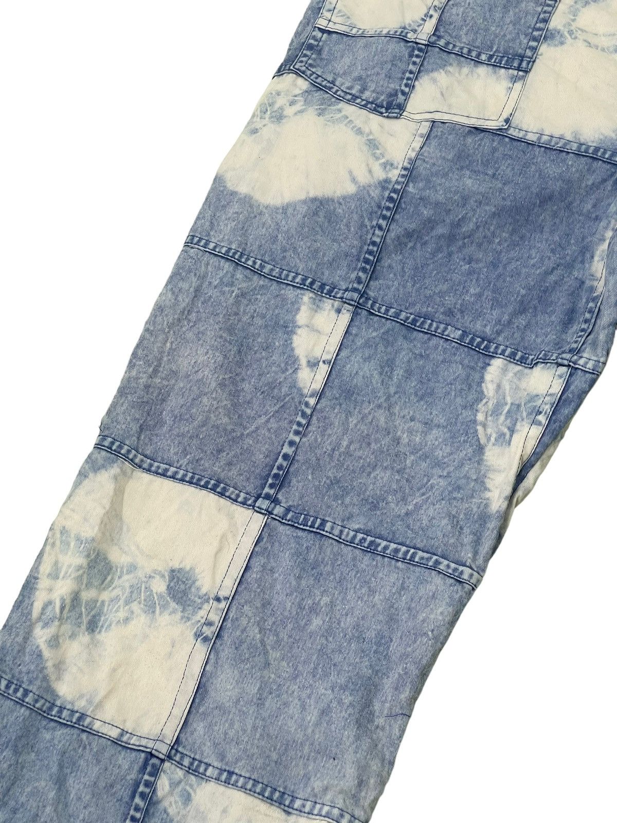 Japanese Brand Hagi Jeans Wide Baggy El Rodeo Tie Dye Handmade Thin 3🟦6 Size US 32 / EU 48 - 16 Thumbnail