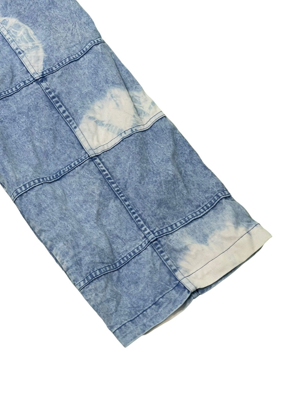 Japanese Brand Hagi Jeans Wide Baggy El Rodeo Tie Dye Handmade Thin 3🟦6 Size US 32 / EU 48 - 14 Thumbnail