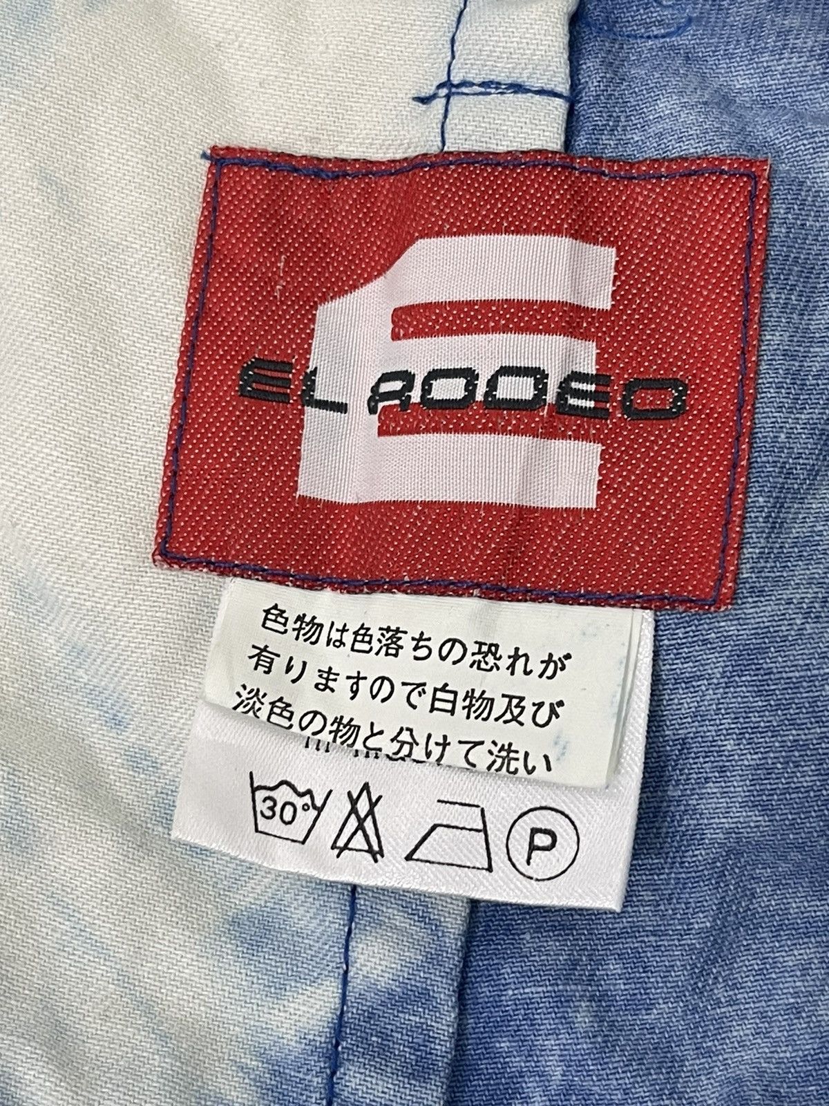 Japanese Brand Hagi Jeans Wide Baggy El Rodeo Tie Dye Handmade Thin 3🟦6 Size US 32 / EU 48 - 20 Thumbnail