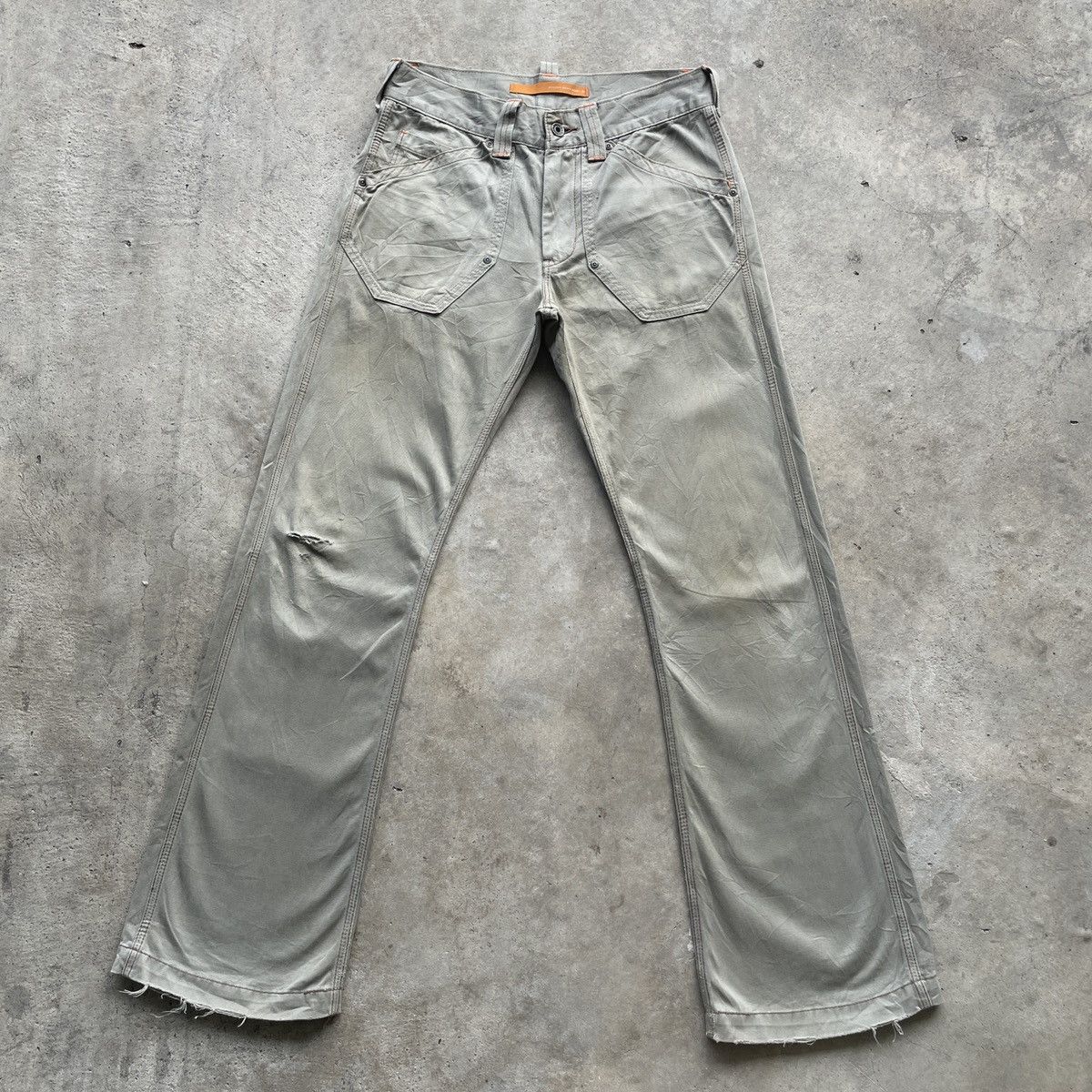 Japanese Brand W30💥 Vintage Japanese Faded Buckle Tactical Trousers Pants Size US 30 / EU 46 - 2 Thumbnail