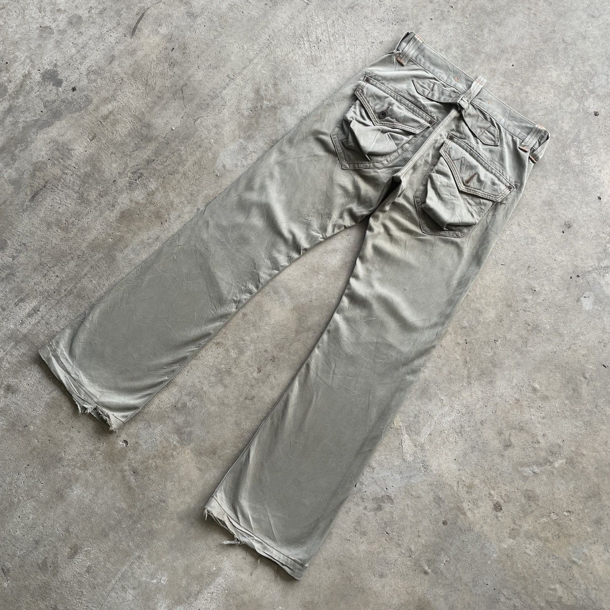 Japanese Brand W30💥 Vintage Japanese Faded Buckle Tactical Trousers Pants Size US 30 / EU 46 - 14 Thumbnail