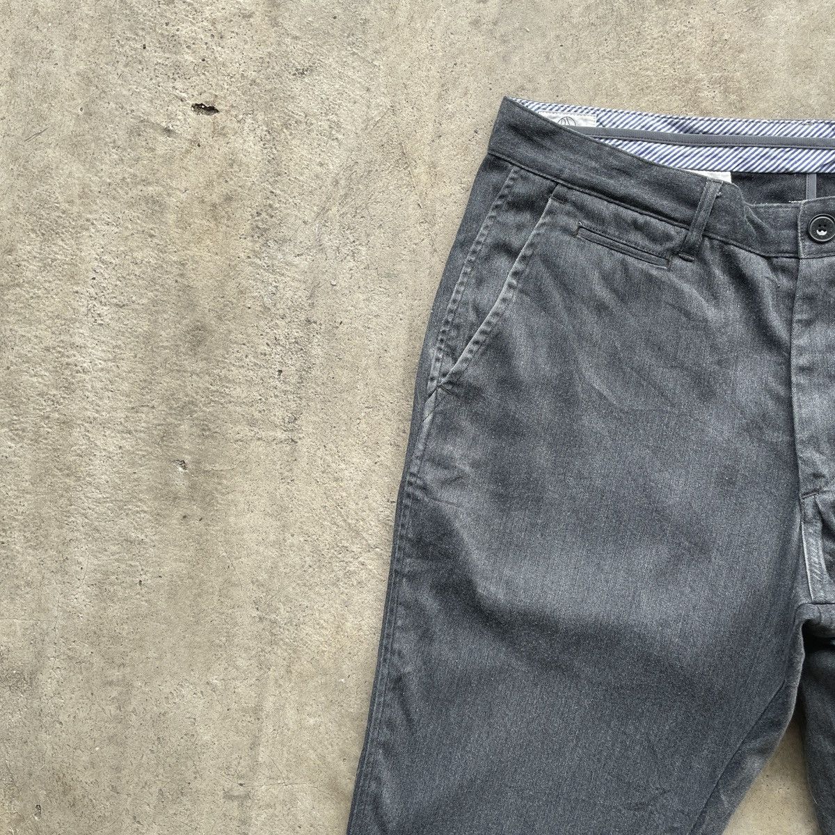 Japanese Brand W30💥 Vintage Japanese Brand Faded Grey Trousers Casual Pants Size US 30 / EU 46 - 5 Thumbnail