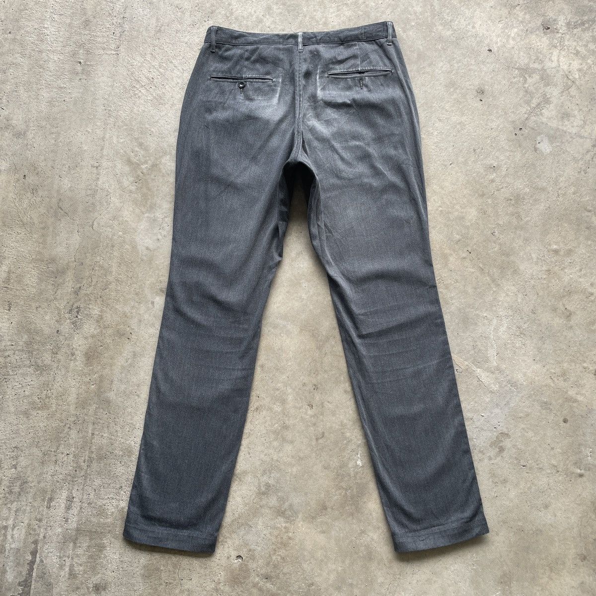 Japanese Brand W30💥 Vintage Japanese Brand Faded Grey Trousers Casual Pants Size US 30 / EU 46 - 11 Thumbnail