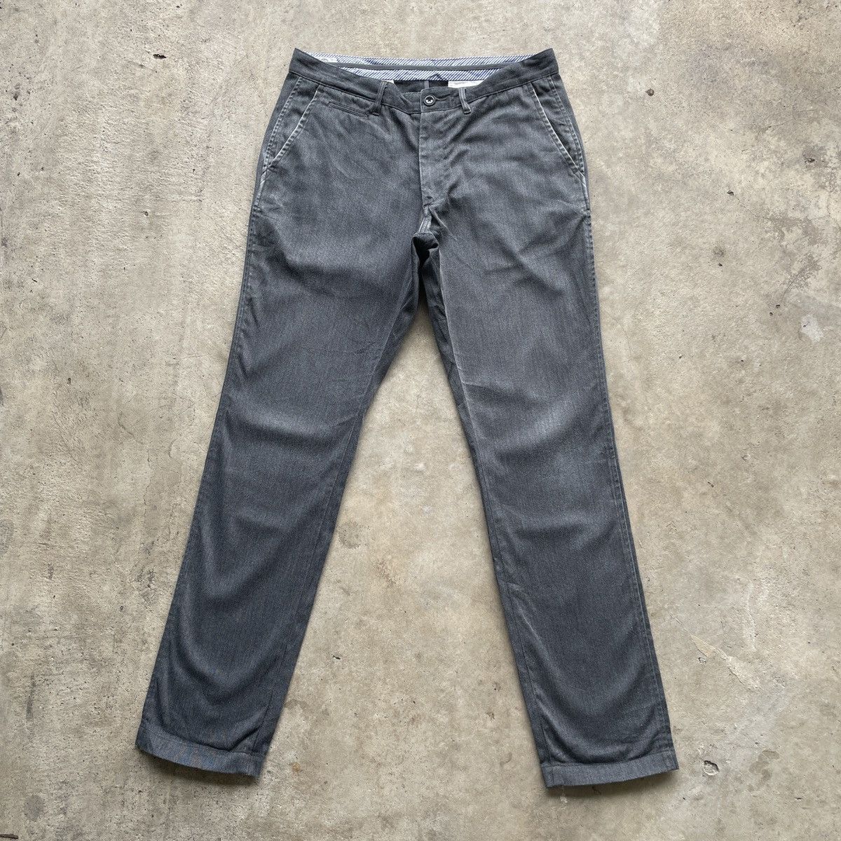 Japanese Brand W30💥 Vintage Japanese Brand Faded Grey Trousers Casual Pants Size US 30 / EU 46 - 1 Thumbnail