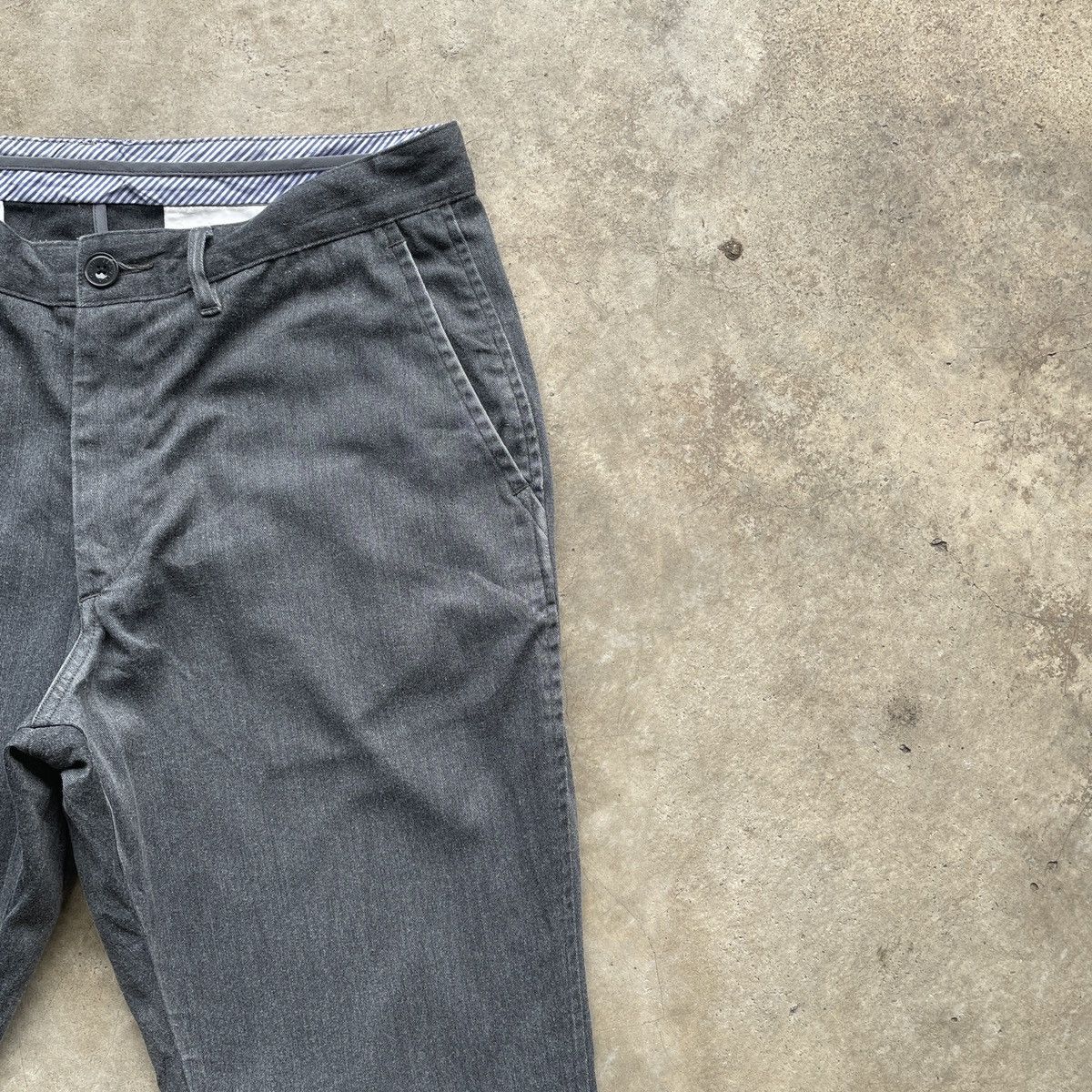 Japanese Brand W30💥 Vintage Japanese Brand Faded Grey Trousers Casual Pants Size US 30 / EU 46 - 6 Thumbnail
