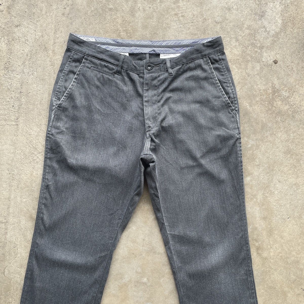 Japanese Brand W30💥 Vintage Japanese Brand Faded Grey Trousers Casual Pants Size US 30 / EU 46 - 3 Thumbnail
