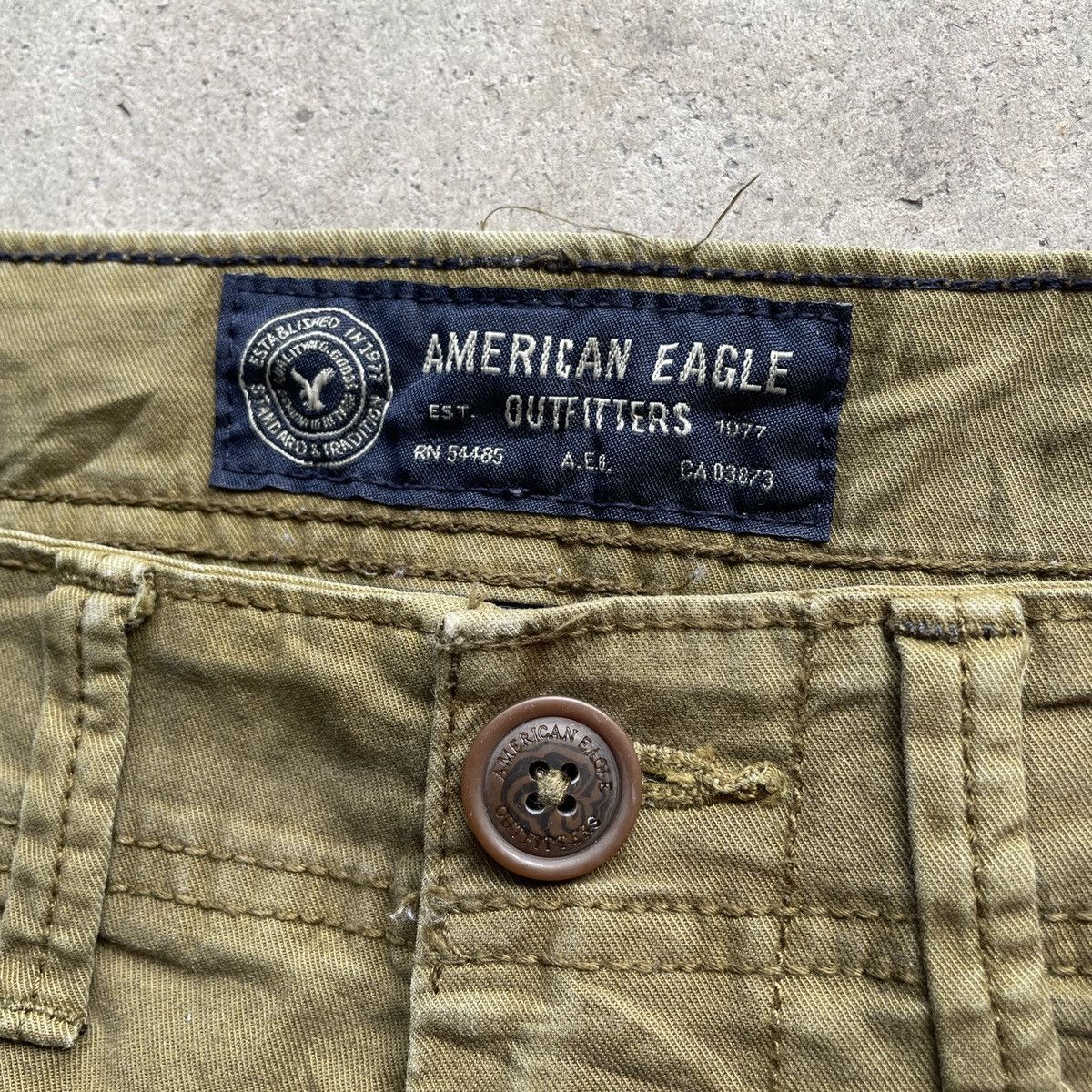 American Eagle Outfitters Vintage American Eagle Outfitters Faded Trousers Pants W31 Size US 31 - 5 Thumbnail