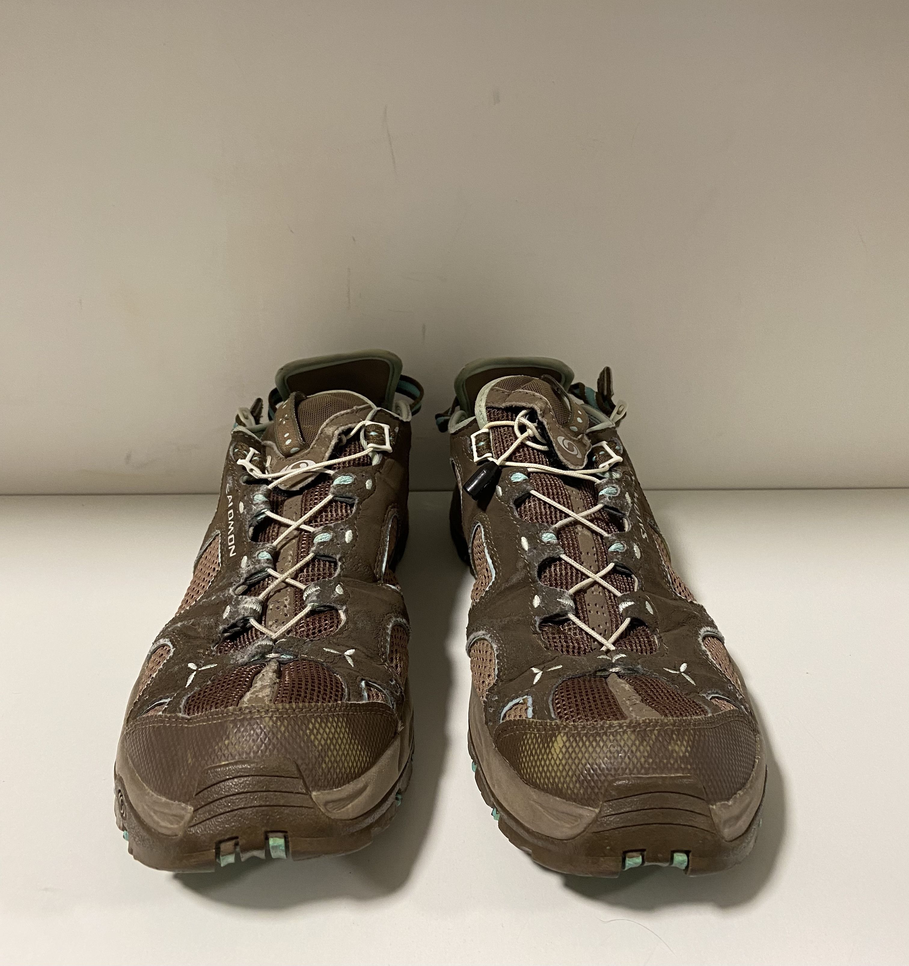 Salomon Vintage Salomon Techamphibian mesh hiking sneakers Size US 9 / EU 42 - 2 Thumbnail