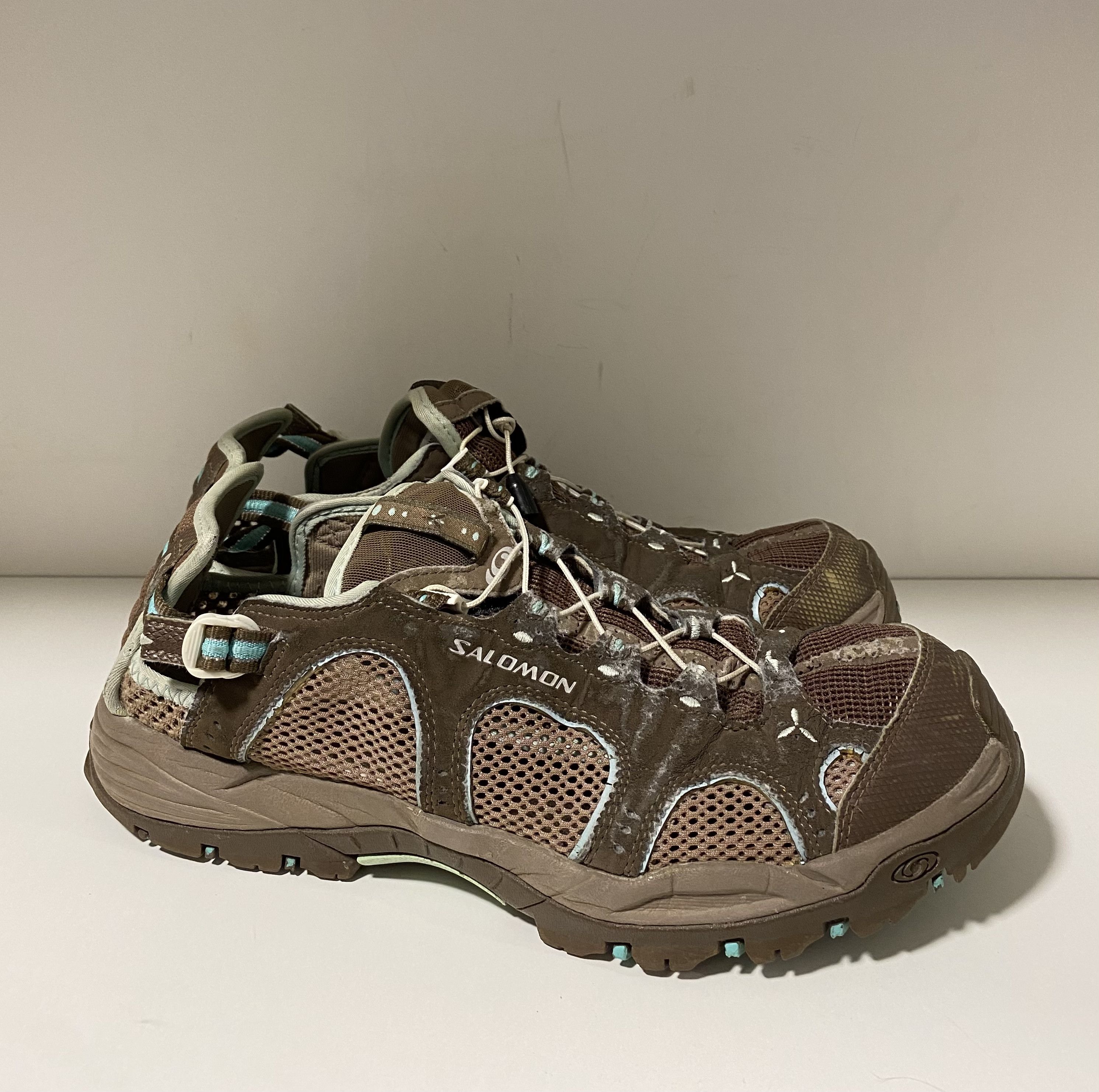 Salomon Vintage Salomon Techamphibian mesh hiking sneakers Size US 9 / EU 42 - 3 Thumbnail