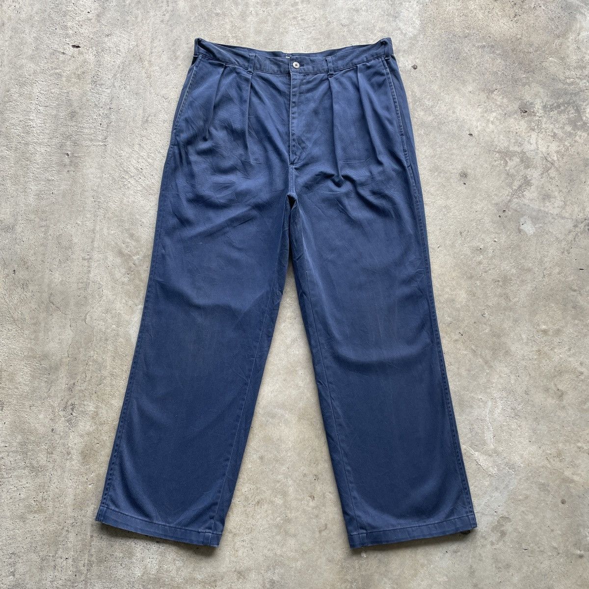 Polo Ralph Lauren Vintage Polo By Ralph Lauren Blue Trousers Casual Pants W33 Size US 33 - 1 Thumbnail