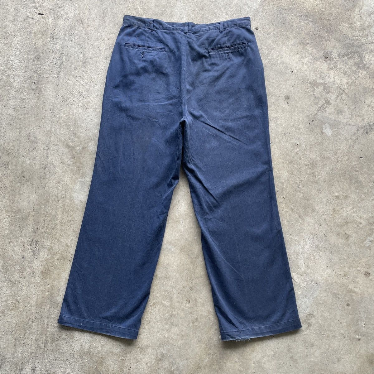 Polo Ralph Lauren Vintage Polo By Ralph Lauren Blue Trousers Casual Pants W33 Size US 33 - 11 Thumbnail