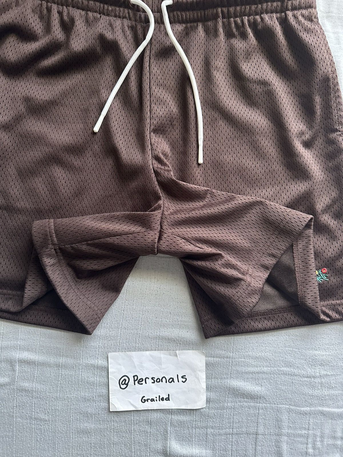 Aime Leon Dore Aime Leon Dore Crest Shorts Brown Medium Size US 32 / EU 48 - 6 Thumbnail