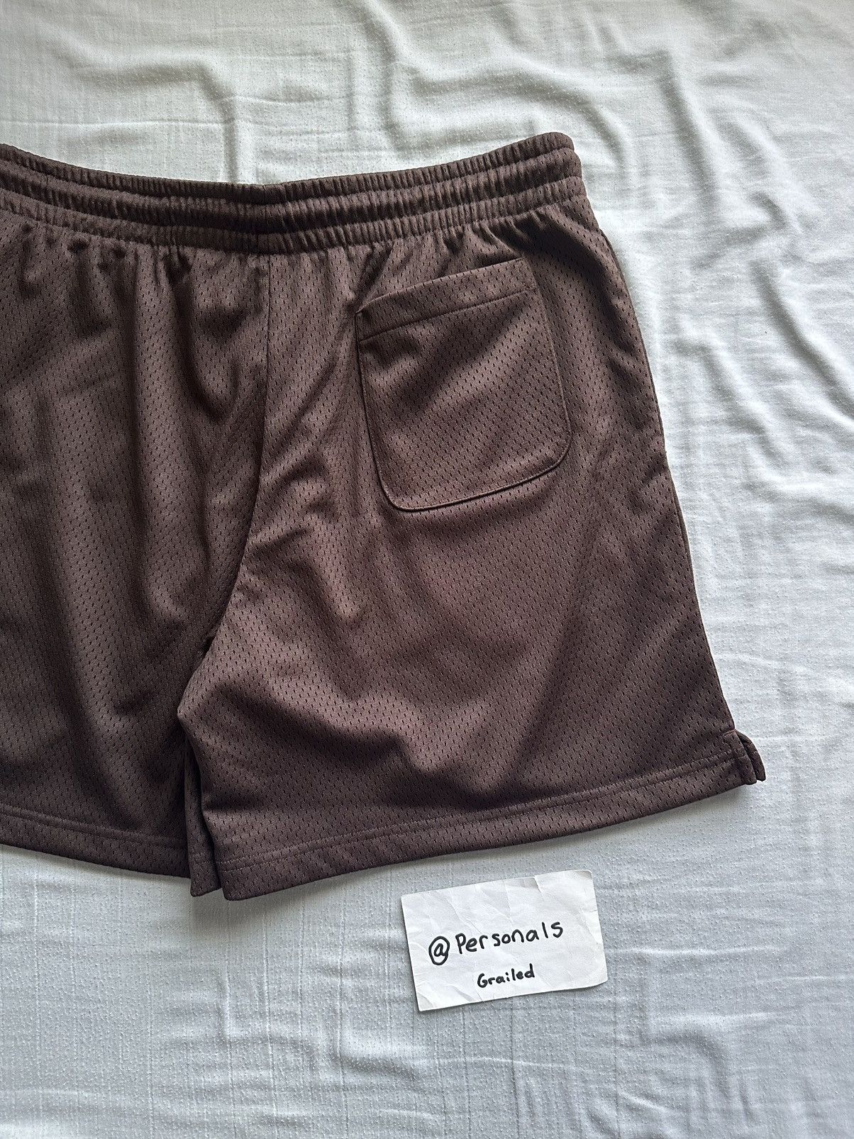 Aime Leon Dore Aime Leon Dore Crest Shorts Brown Medium Size US 32 / EU 48 - 8 Thumbnail