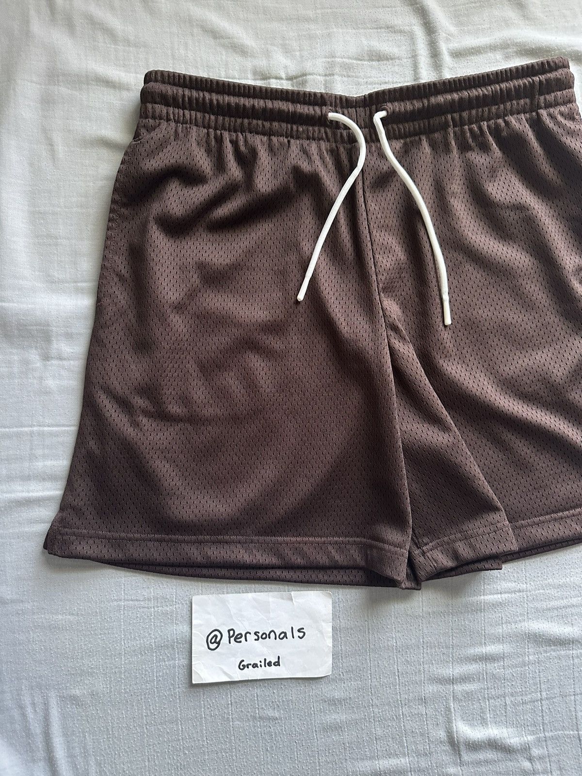 Aime Leon Dore Aime Leon Dore Crest Shorts Brown Medium Size US 32 / EU 48 - 5 Thumbnail