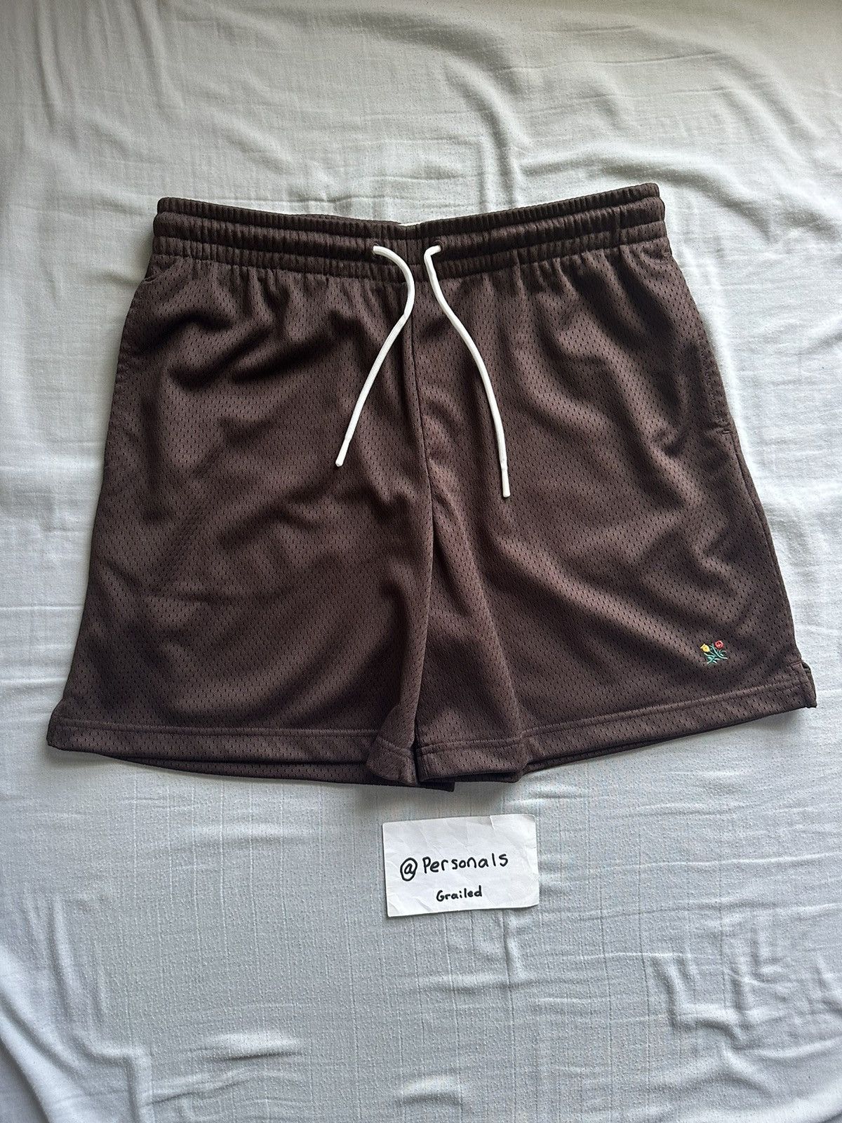 Aime Leon Dore Crest Shorts Brown Medium