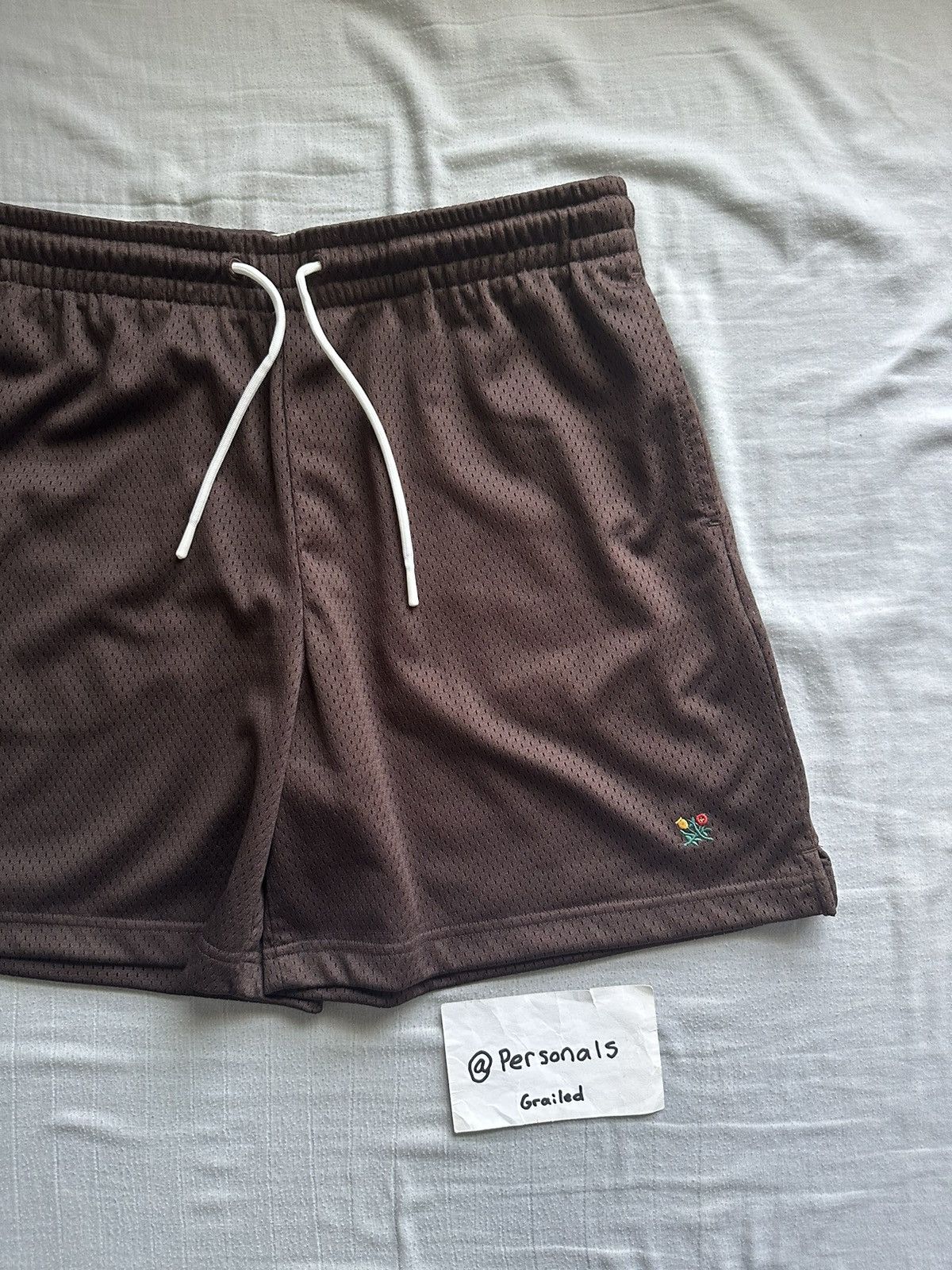 Aime Leon Dore Aime Leon Dore Crest Shorts Brown Medium Size US 32 / EU 48 - 4 Thumbnail