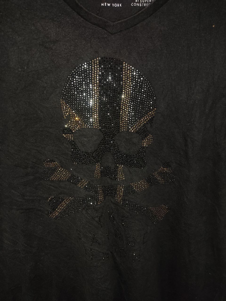 Other Shiny Skull Black Tee Size US M / EU 48-50 / 2 - 2 Thumbnail