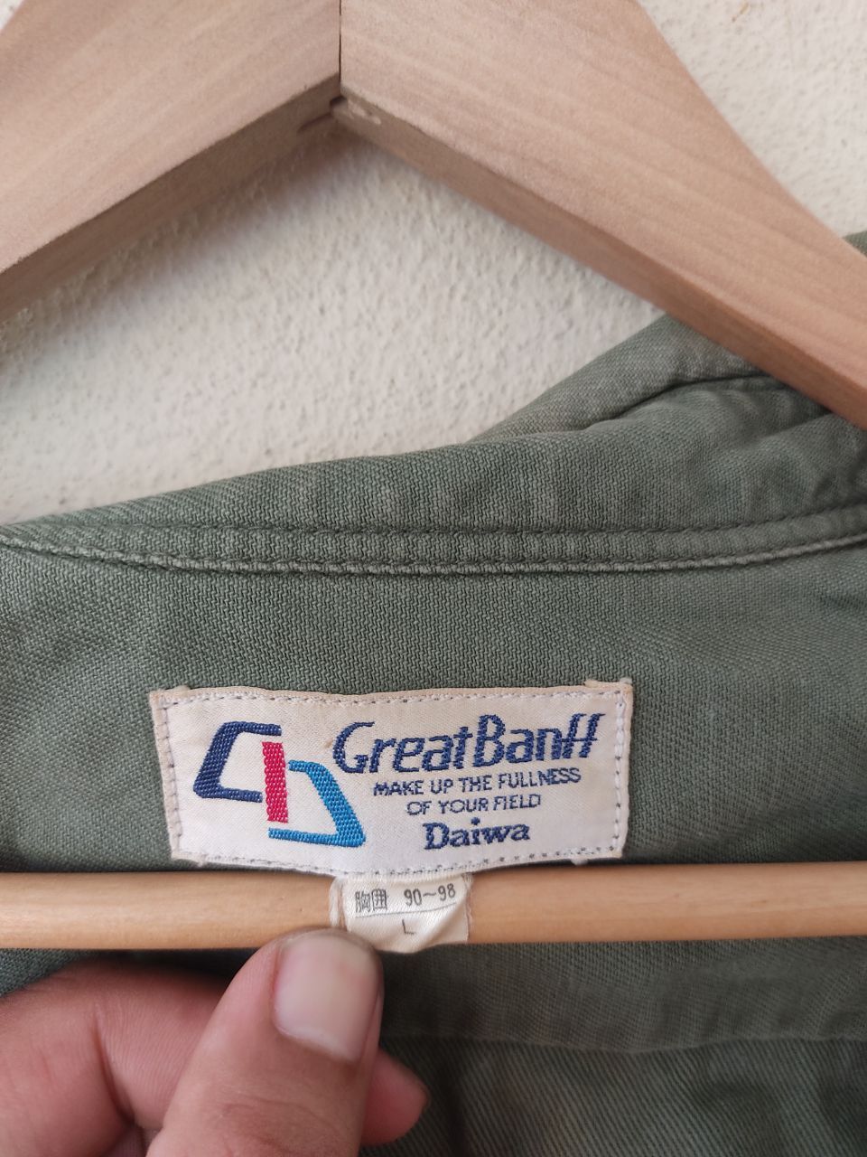 Japanese Brand × Vintage GREAT BANFF DAIWA FISHING TACTICAL SHIRT Size US L / EU 52-54 / 3 - 6 Thumbnail