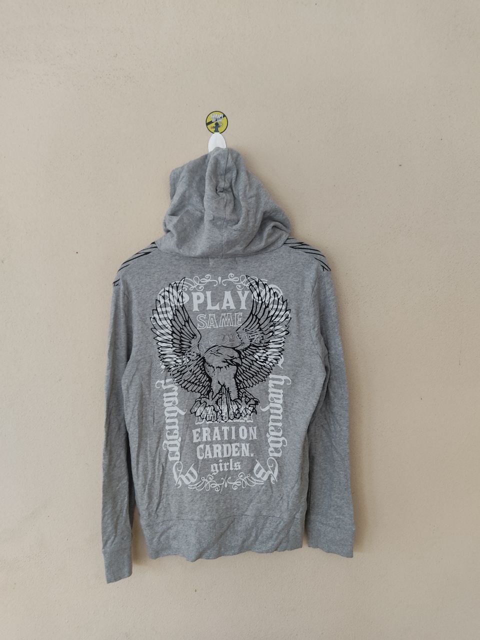 Japanese Brand × Vintage HALF PALU CROWNS EAGLE HOODIE Size US M / EU 48-50 / 2 - 1 Thumbnail
