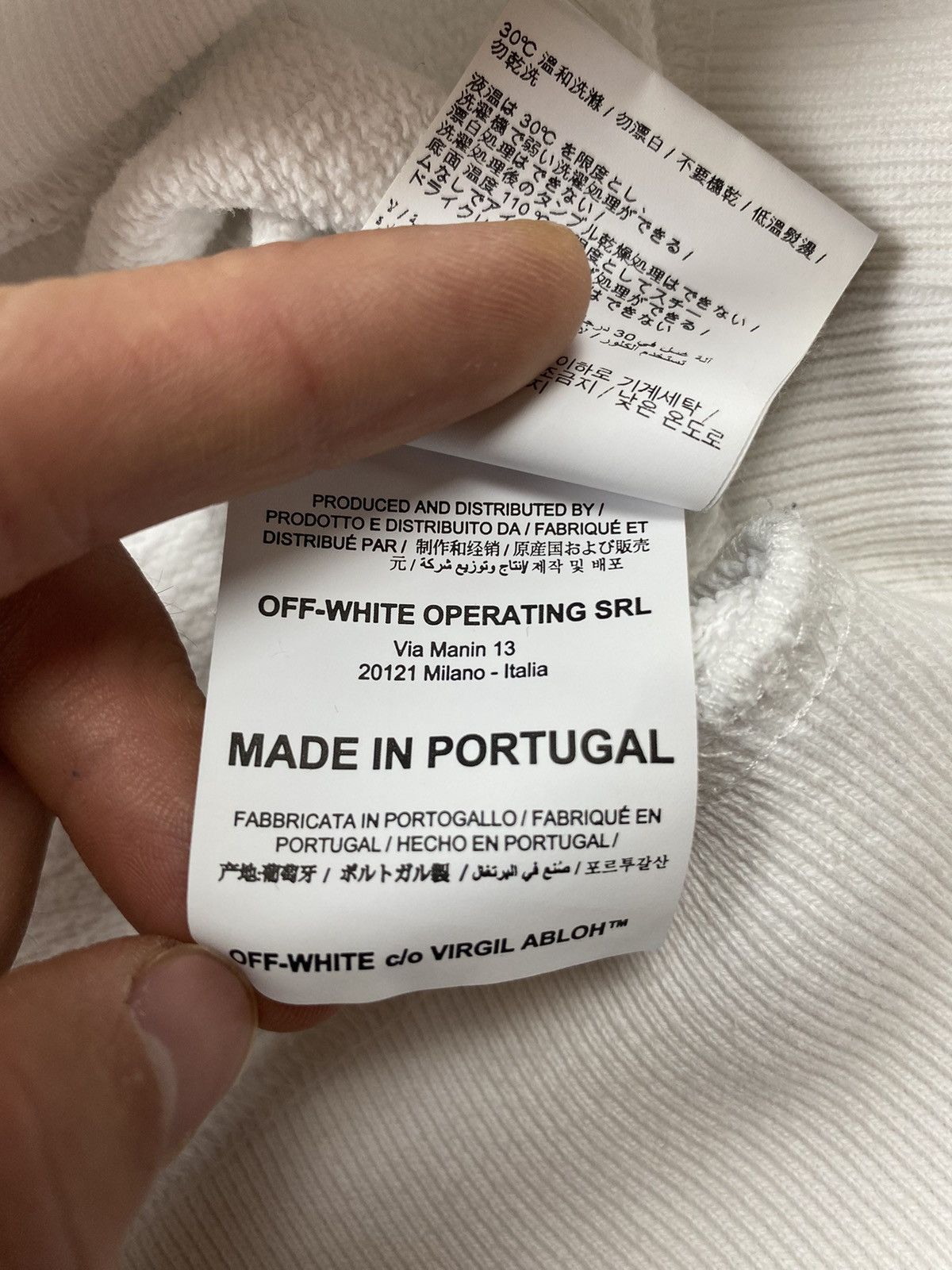 Off-White Off-White white hoodie Zombie kiss kisses Size US S / EU 44-46 / 1 - 9 Thumbnail
