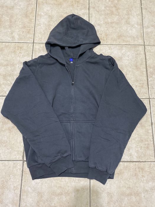 Gap Yeezy Gap Zip Up Hoodie Dark Grey | Grailed