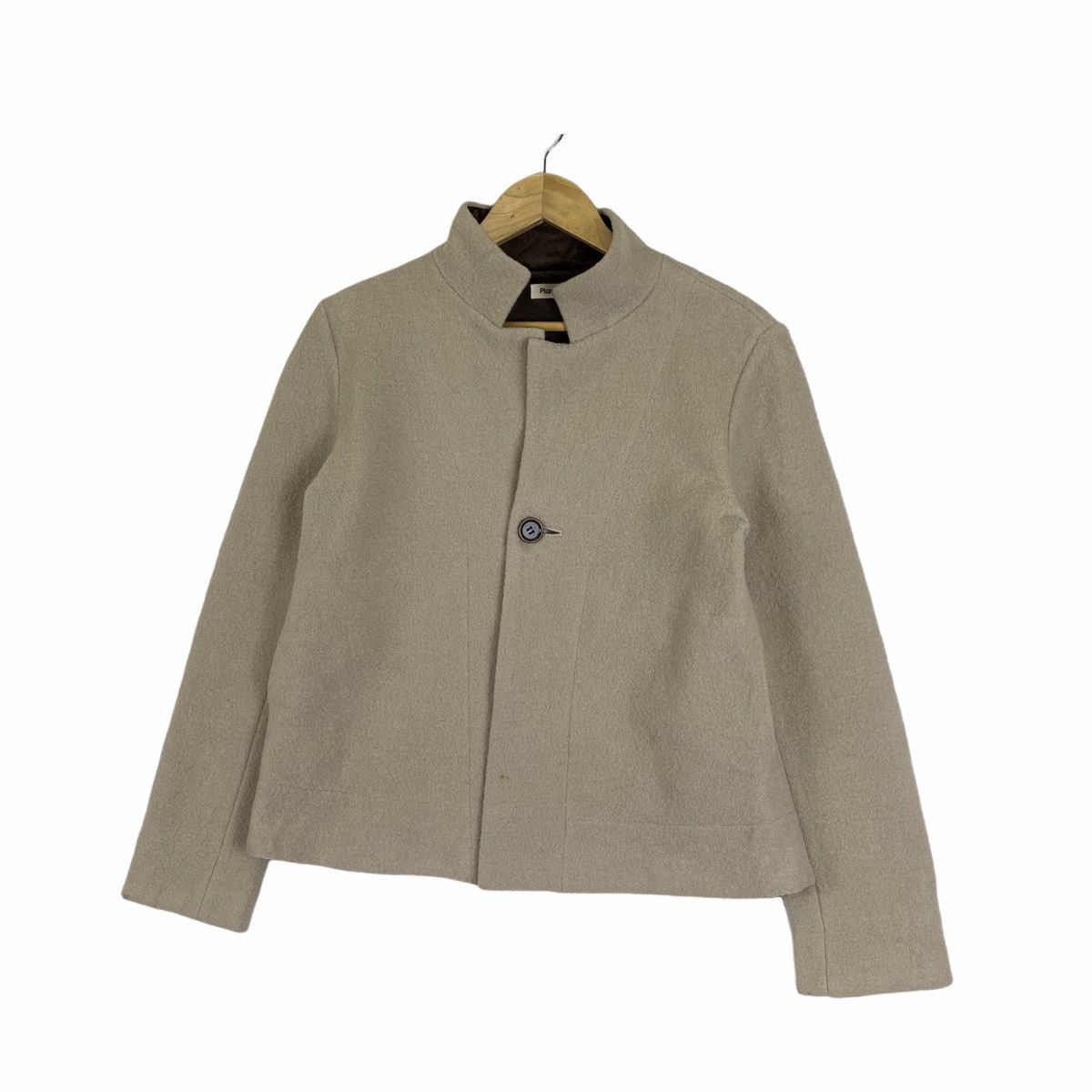 Issey Miyake × Japanese Brand × Vintage VINTAGE ISSEY MIYAKE PLANTATION JAPANESE WOOL COAT JACKET Size M / US 6-8 / IT 42-44 - 4 Thumbnail