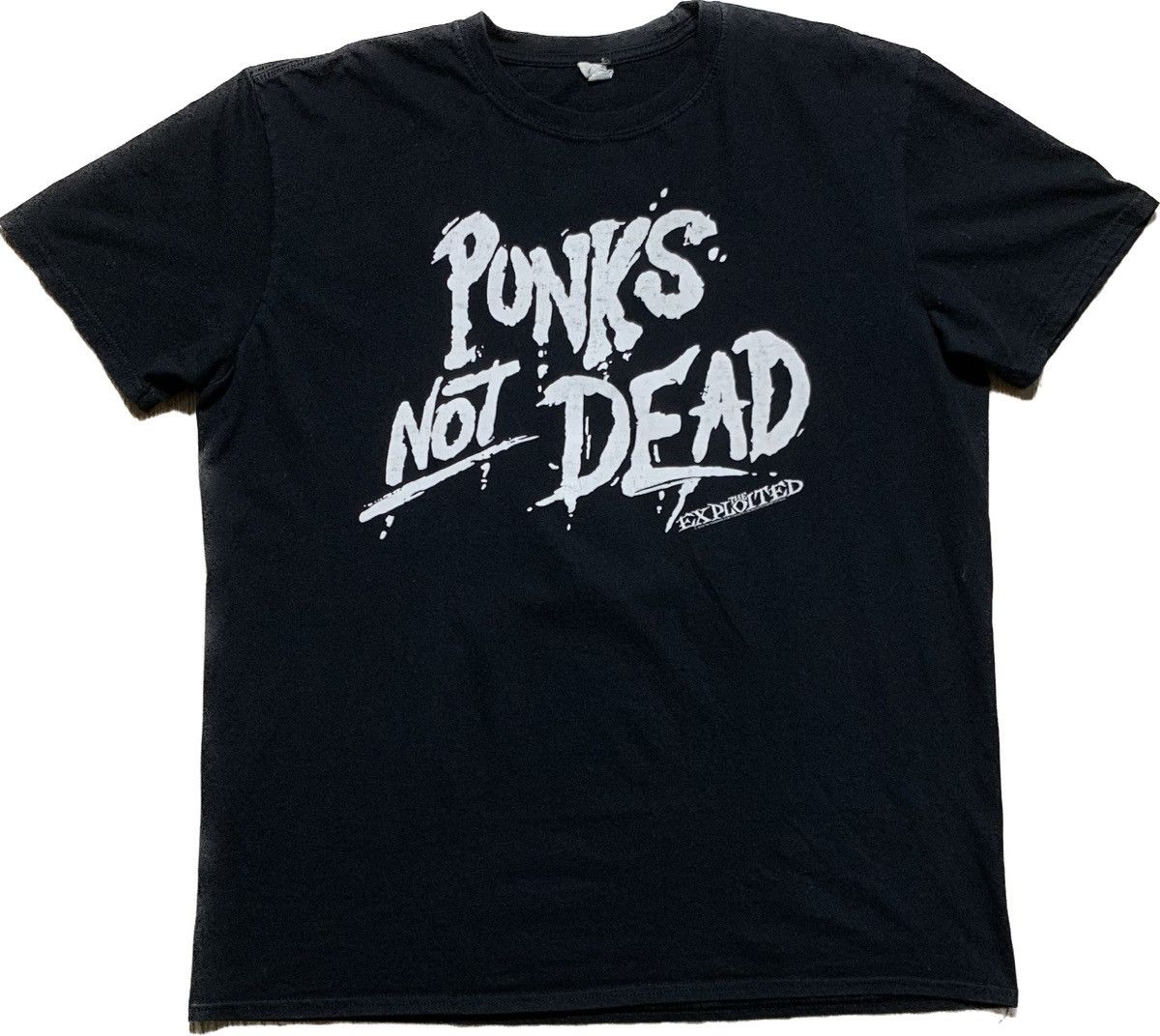 Band Tees Y2K Vintage PUNKS NOT DEAD T-Shirt Rare Size US XL / EU 56 / 4 - 1 Thumbnail