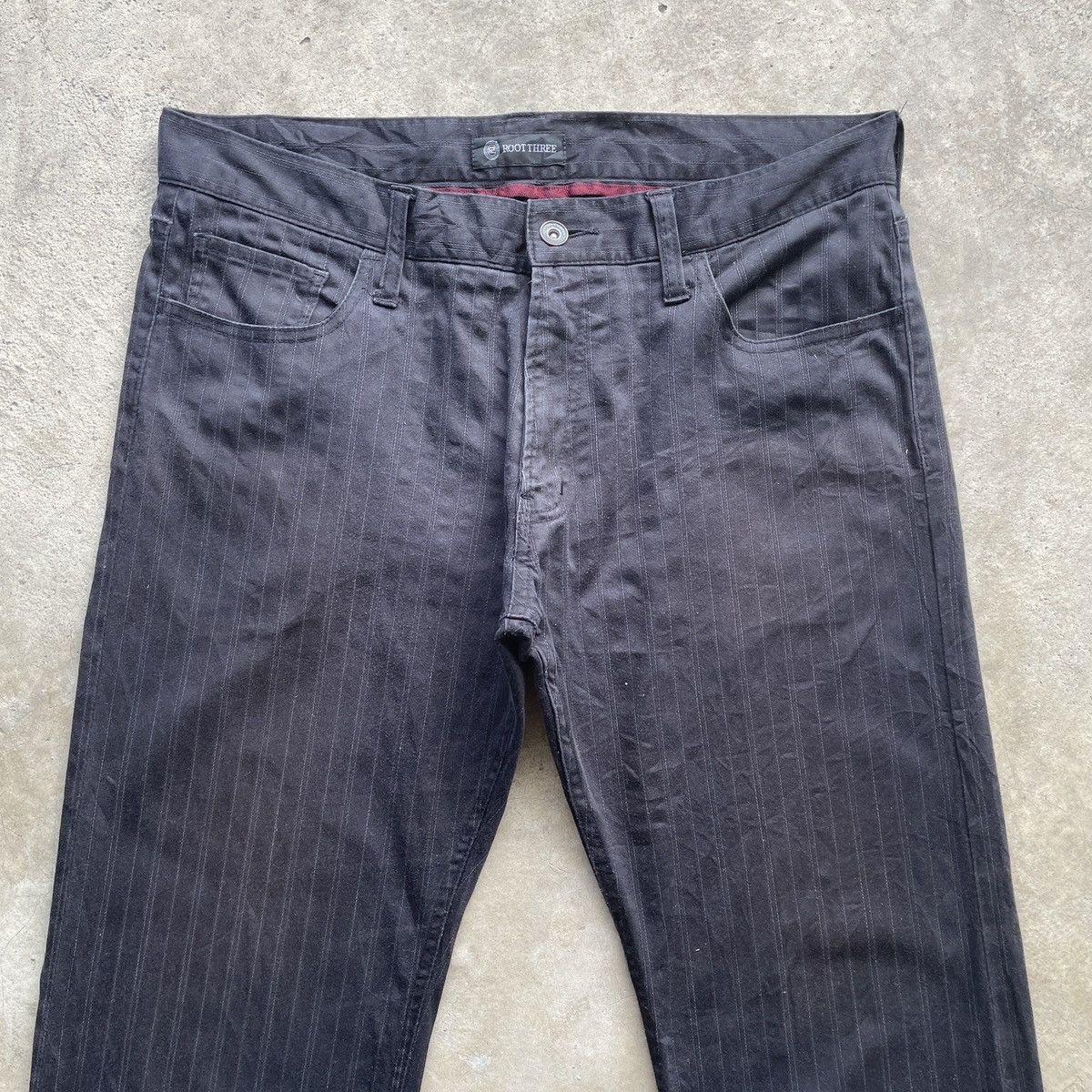 Japanese Brand Vintage Rootthree Japan Black Trousers Casual Pants W32 Size US 32 / EU 48 - 3 Thumbnail