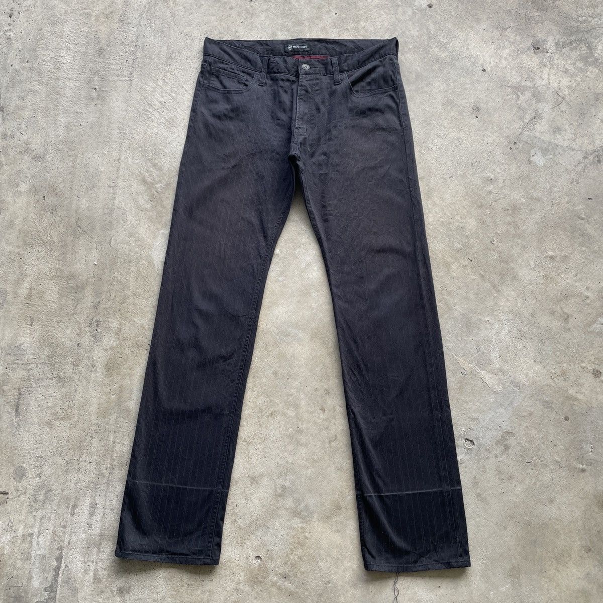 Japanese Brand Vintage Rootthree Japan Black Trousers Casual Pants W32 Size US 32 / EU 48 - 1 Thumbnail