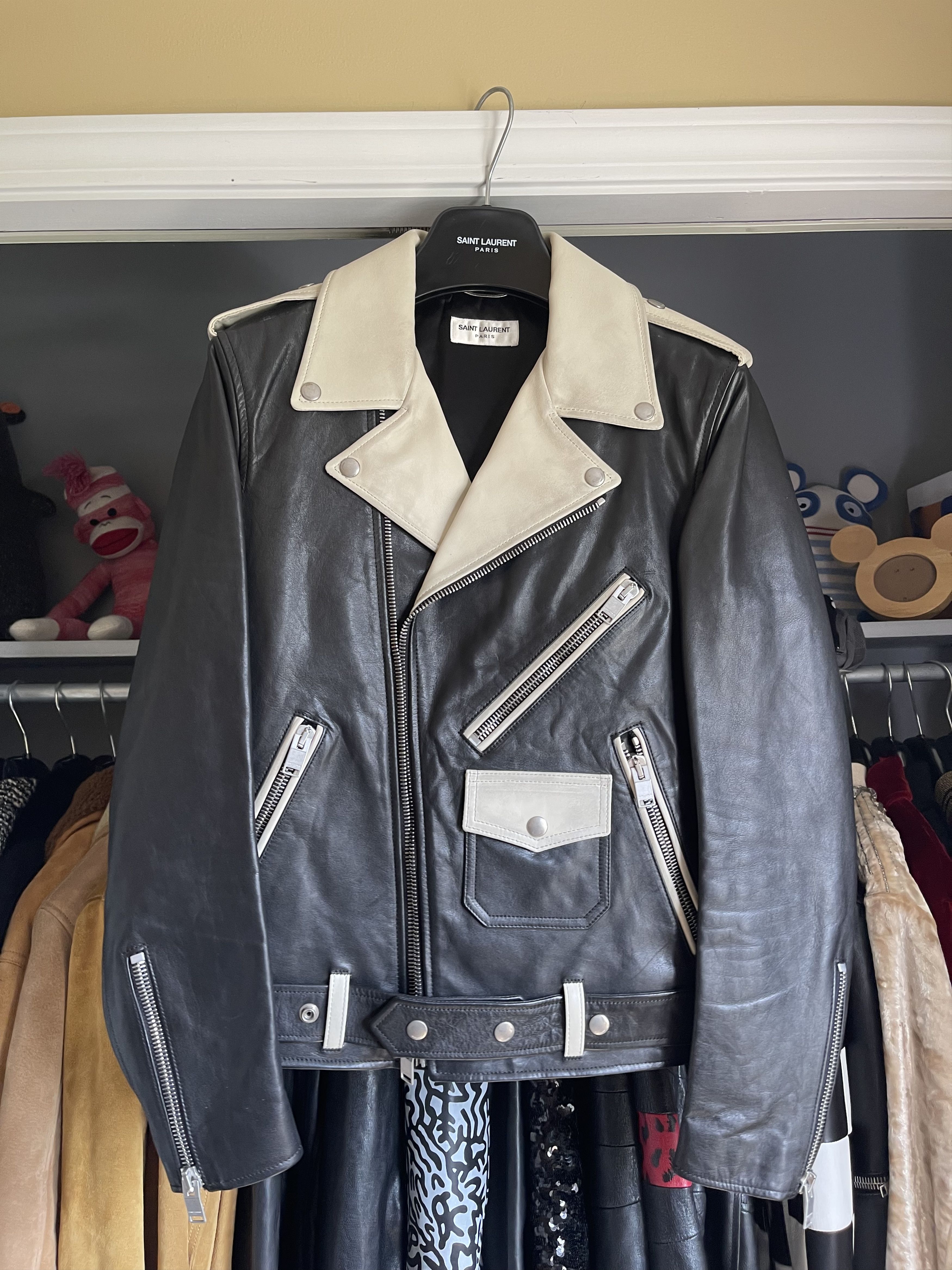 7500 saint laurent outlet jacket