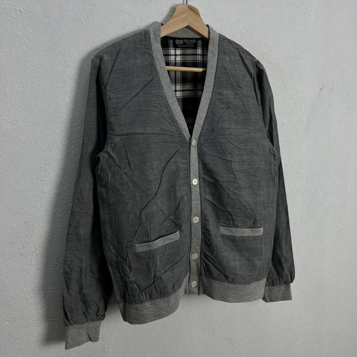 Beams Plus VINTAGE BEAMS HEART LIGHT CARDIGAN JAPAN Size US M / EU 48-50 / 2 - 5 Thumbnail