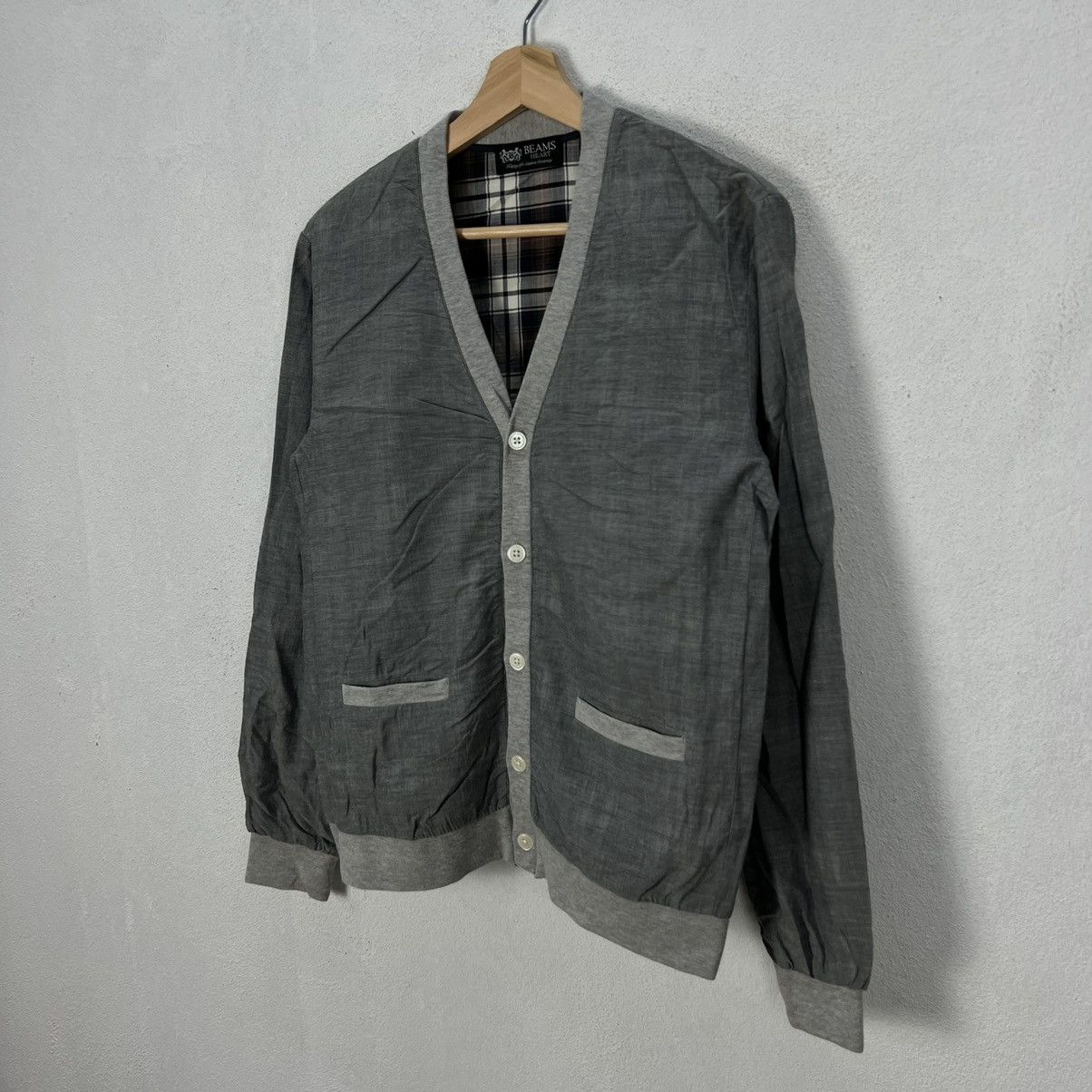 Beams Plus VINTAGE BEAMS HEART LIGHT CARDIGAN JAPAN Size US M / EU 48-50 / 2 - 2 Thumbnail