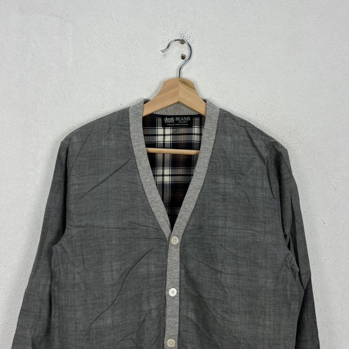 Beams Plus VINTAGE BEAMS HEART LIGHT CARDIGAN JAPAN Size US M / EU 48-50 / 2 - 3 Thumbnail