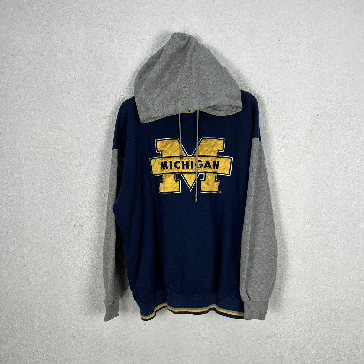 Japanese Brand VINTAGE STARTER MICHIGAN BIG LOGO HOODIE Size US L / EU 52-54 / 3 - 11 Thumbnail